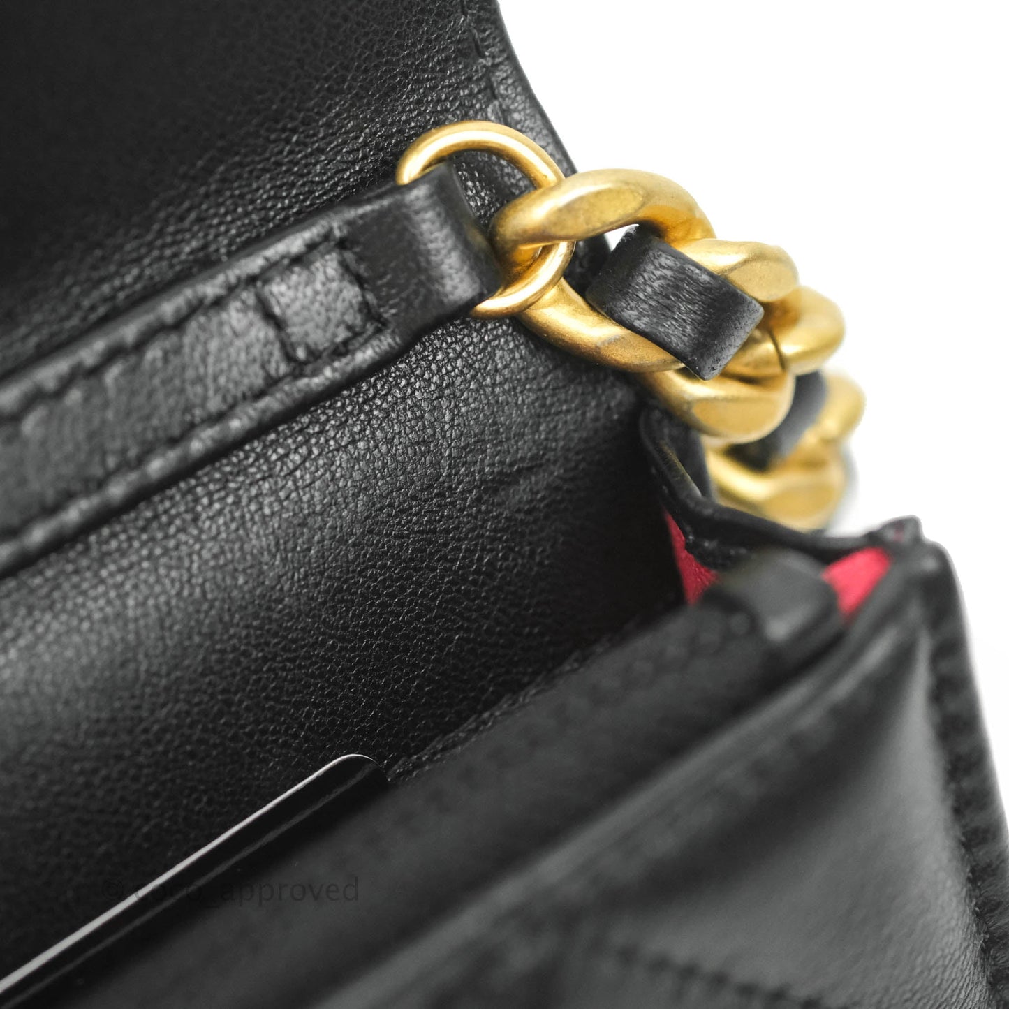 Chanel 19 Clutch With Chain Black Mixed Hardware
