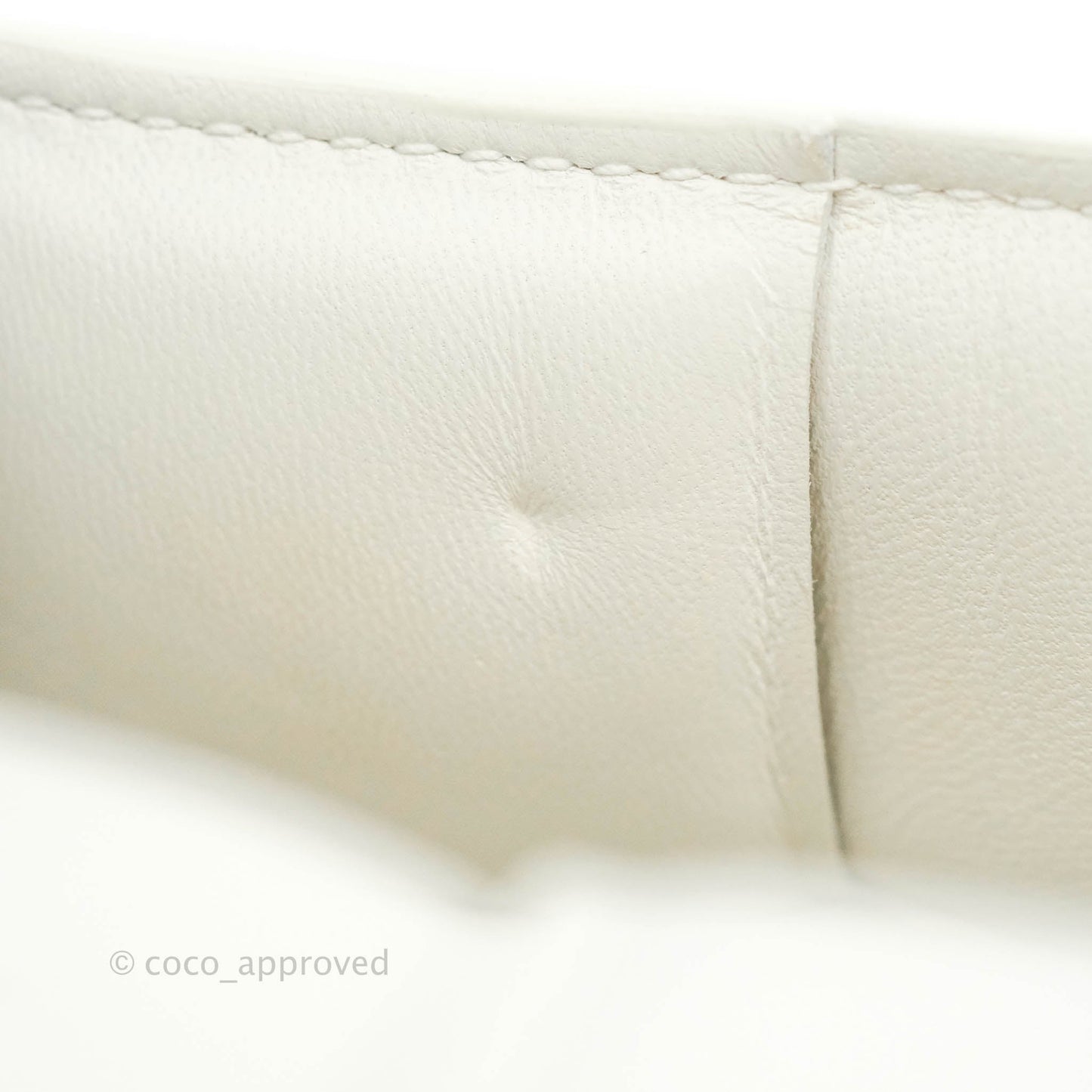 Bottega Veneta Padded Cassette Shoulder Bag Intrecciato White Lambskin Silver Hardware