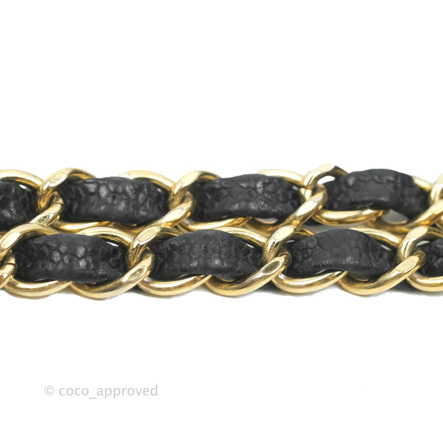 Chanel Classic M/L Medium Double Flap Black Caviar Gold Hardware
