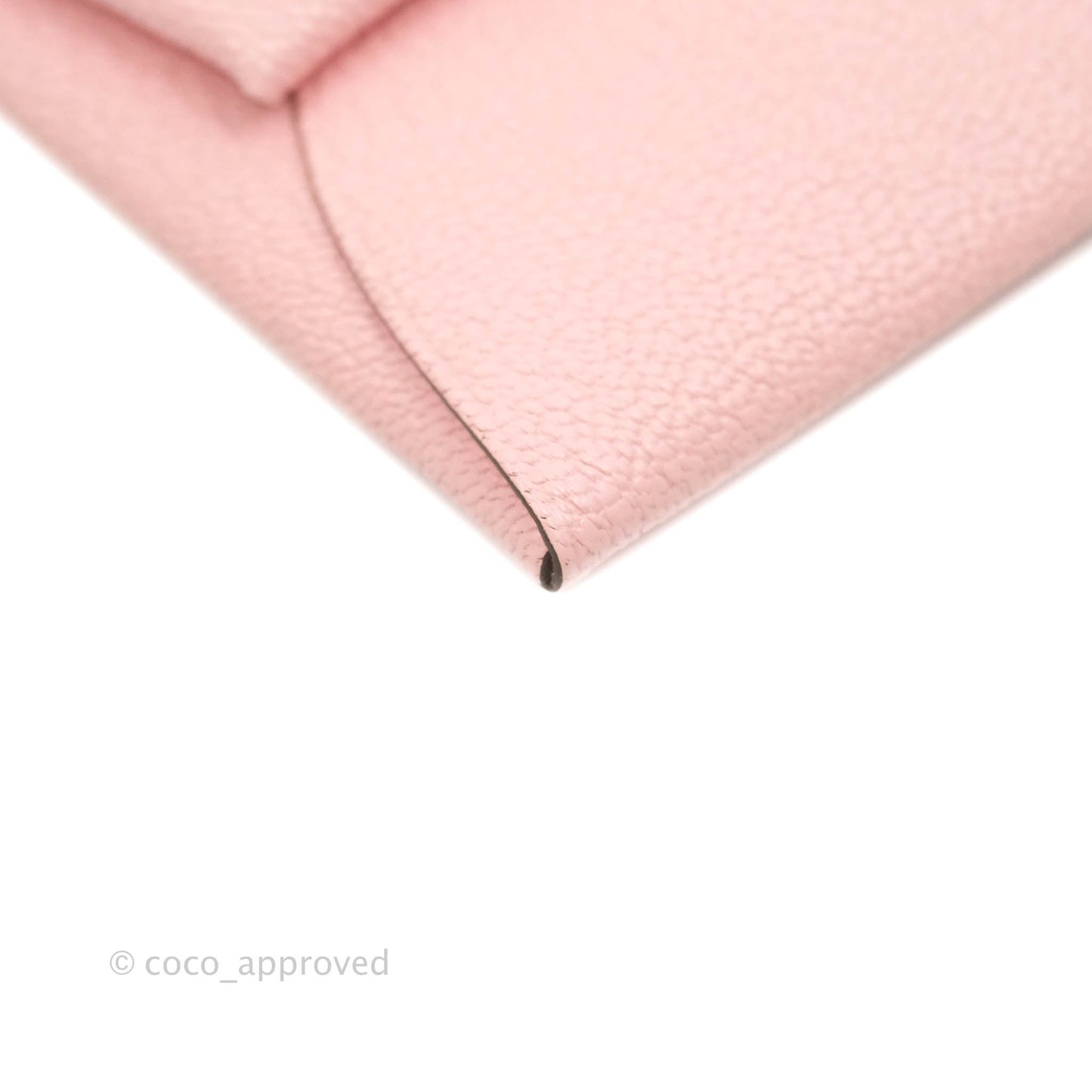 Hermès Bastia Coin Purse Pink Chevre Mysore