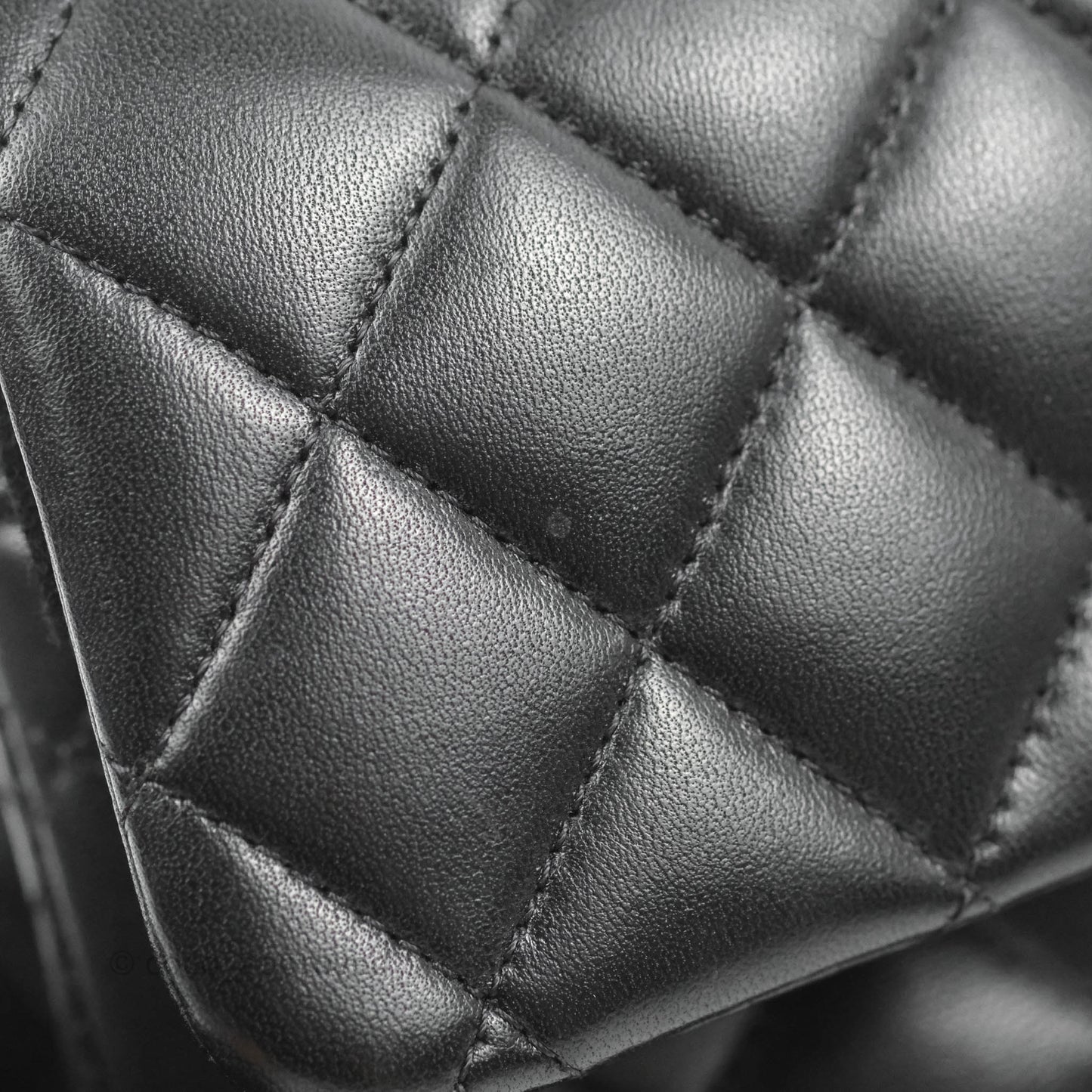 Chanel Small Classic Quilted Flap Black Lambskin Rose Gold Hardware