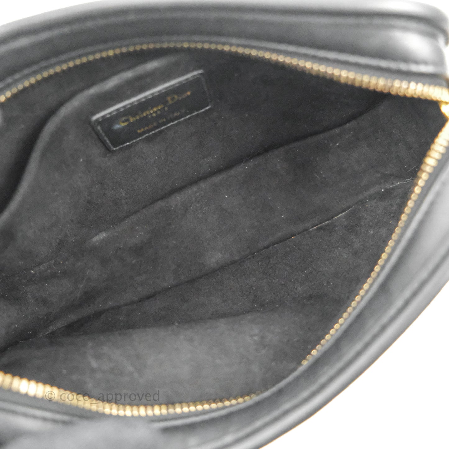 Dior Diorquake Clutch Black Oblique Embossed Calfskin