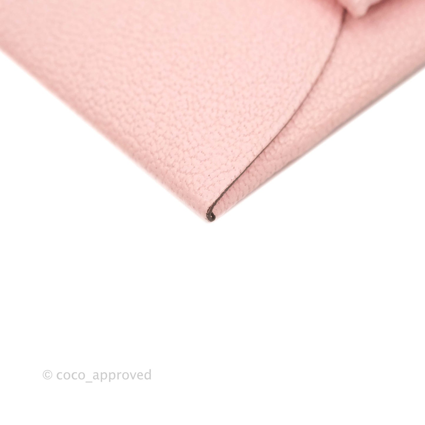 Hermès Bastia Coin Purse Pink Chevre Mysore