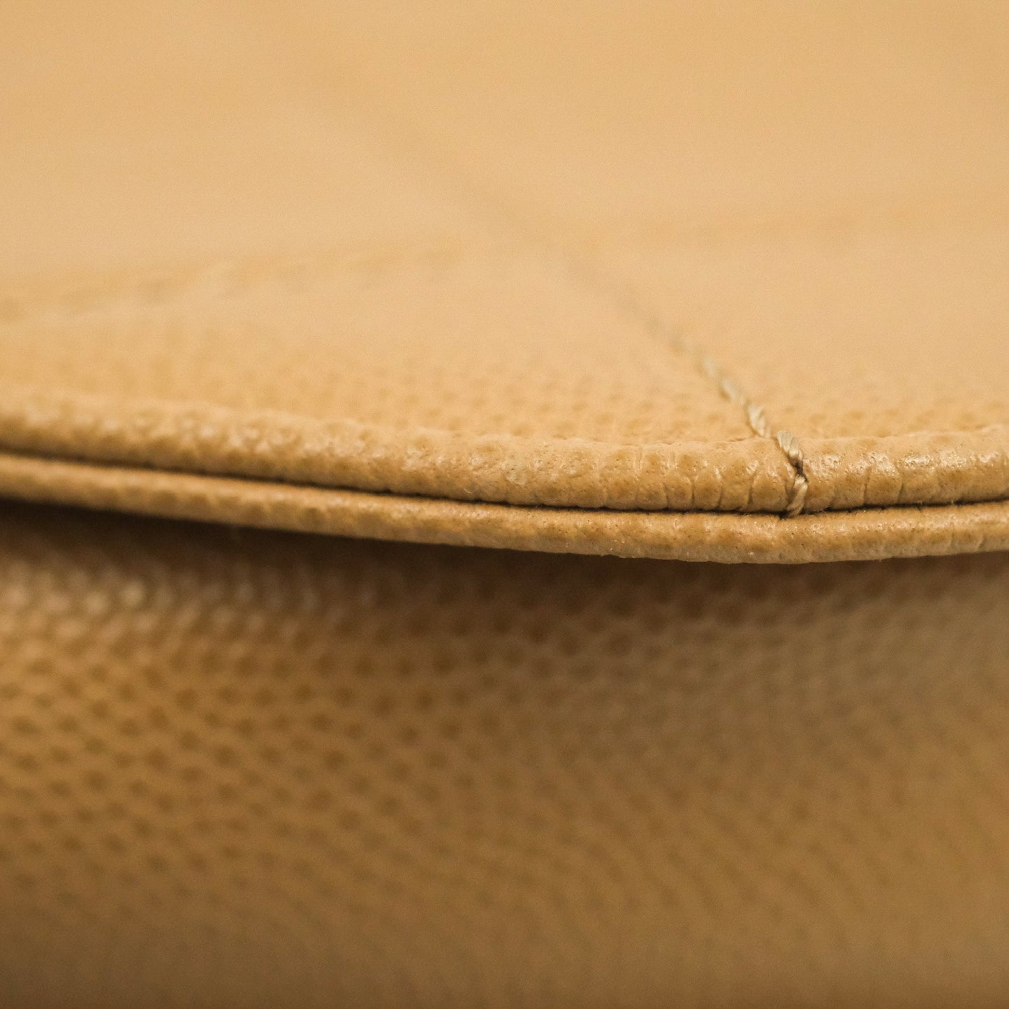 Chanel Mini Messenger Bag Beige Caviar Gold Hardware 21K