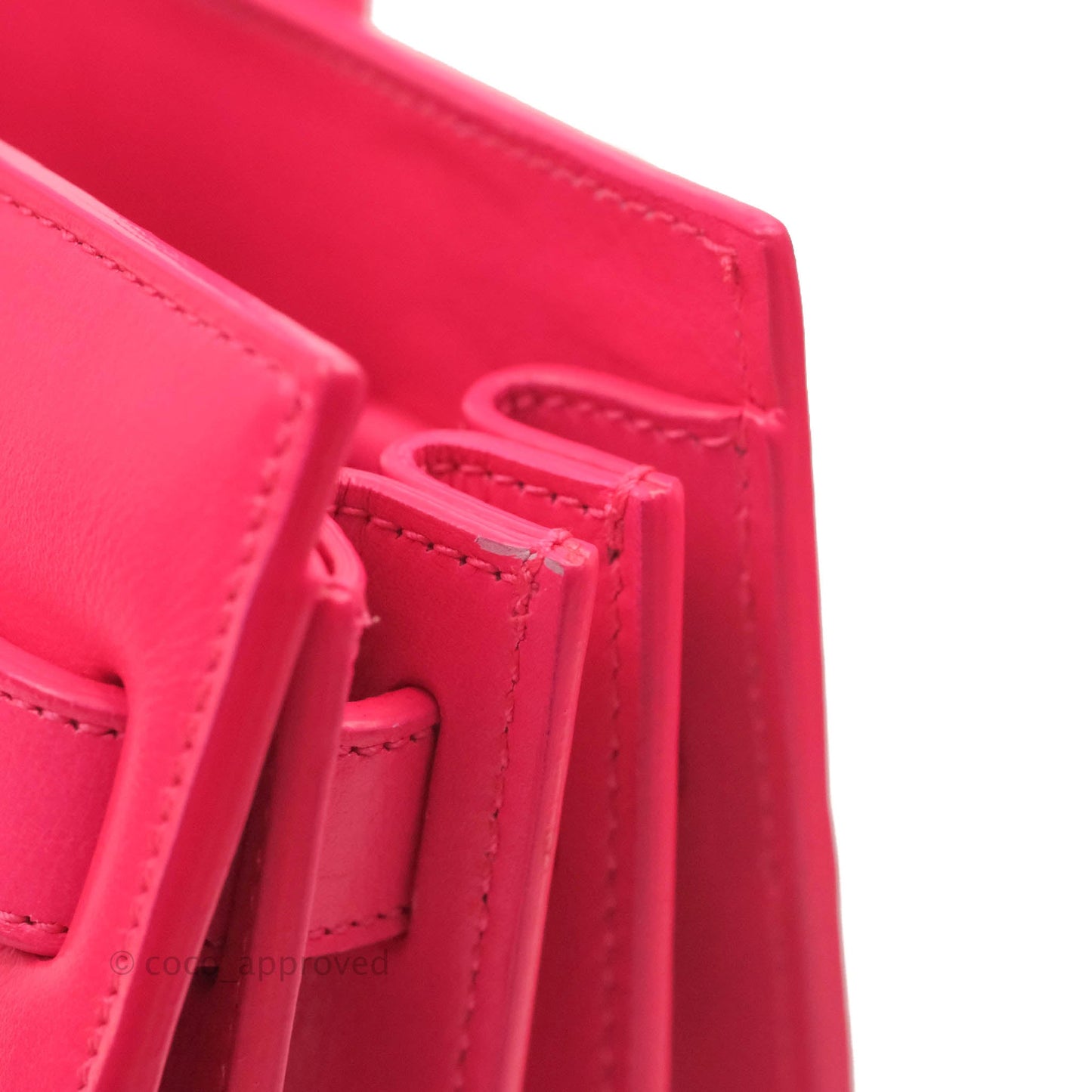 Saint Laurent Nano Classic Sac De Jour Neo Pink Smooth Calfskin Gold Hardware