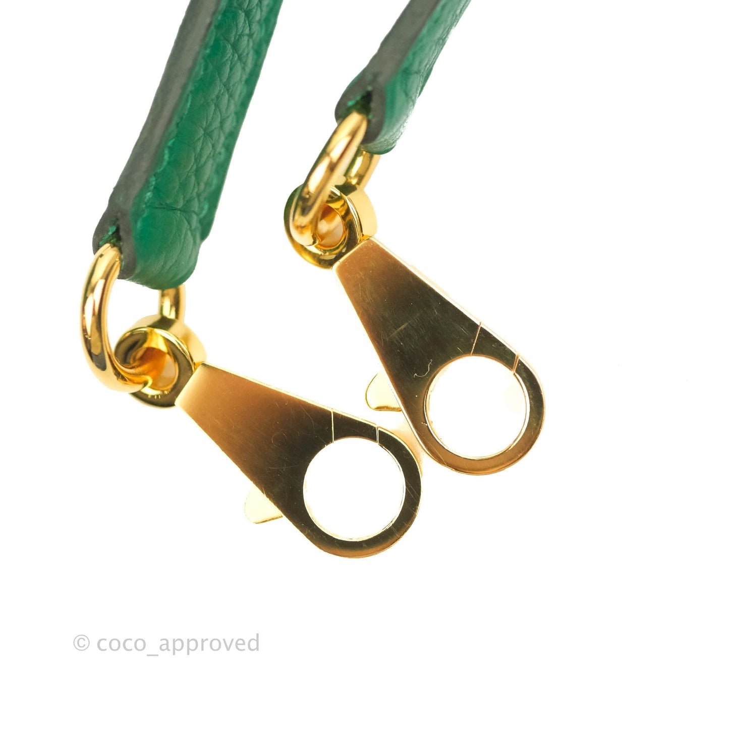 Hermès Retourne Taurillon Kelly 28 Vert Vertigo Clemence Gold Hardware