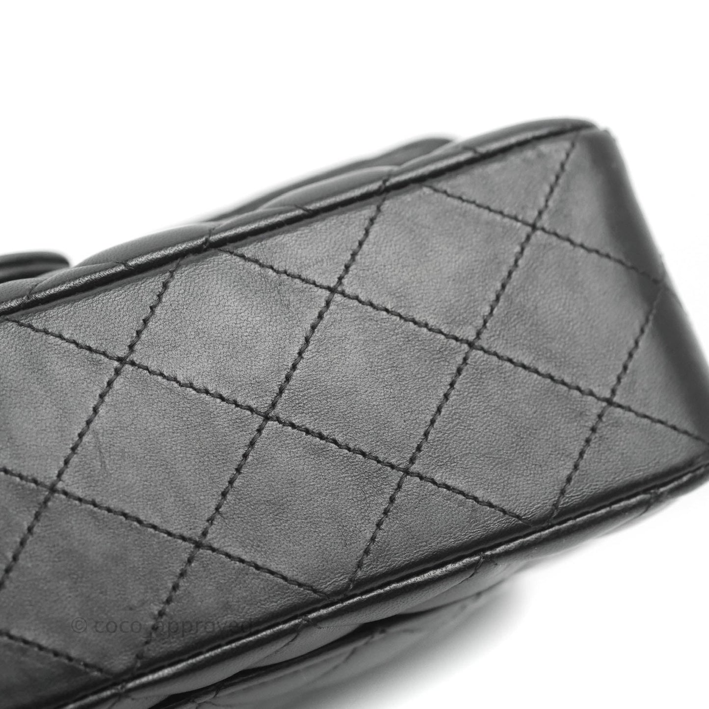 Chanel Small Classic Quilted Flap Black Lambskin Rose Gold Hardware