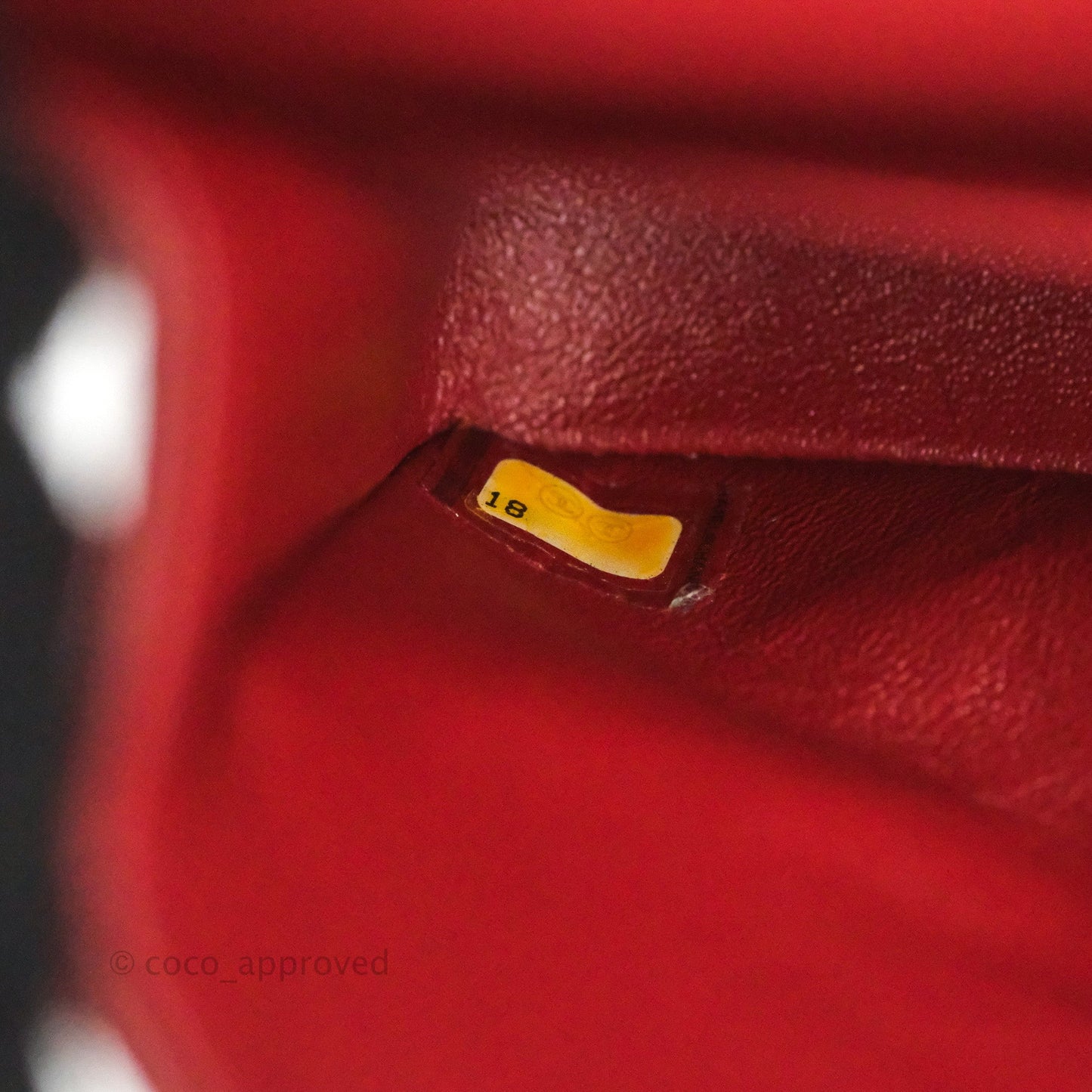 Chanel Classic M/L Medium Flap Quilted Dark Red Caviar Silver Hardware
