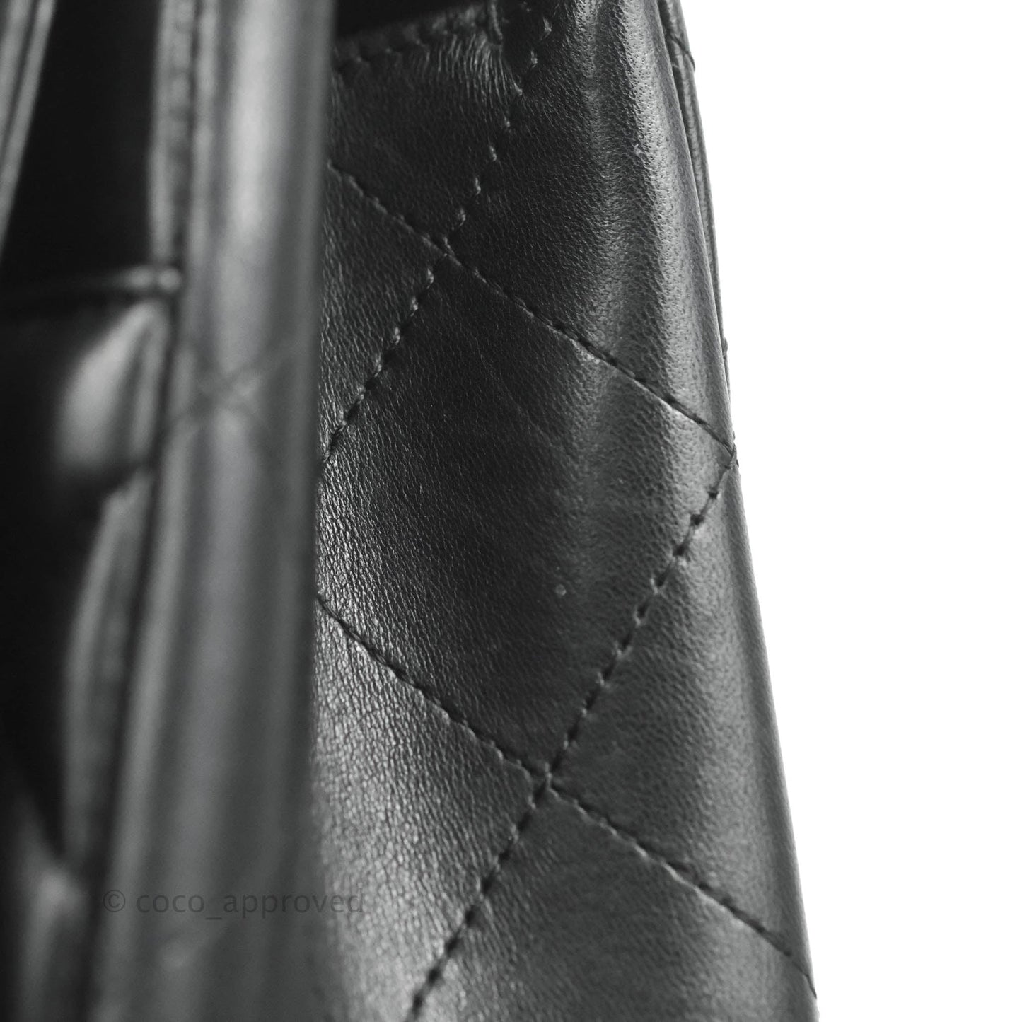 Chanel Jumbo Double Flap Black Lambskin Silver Hardware⁣⁣
