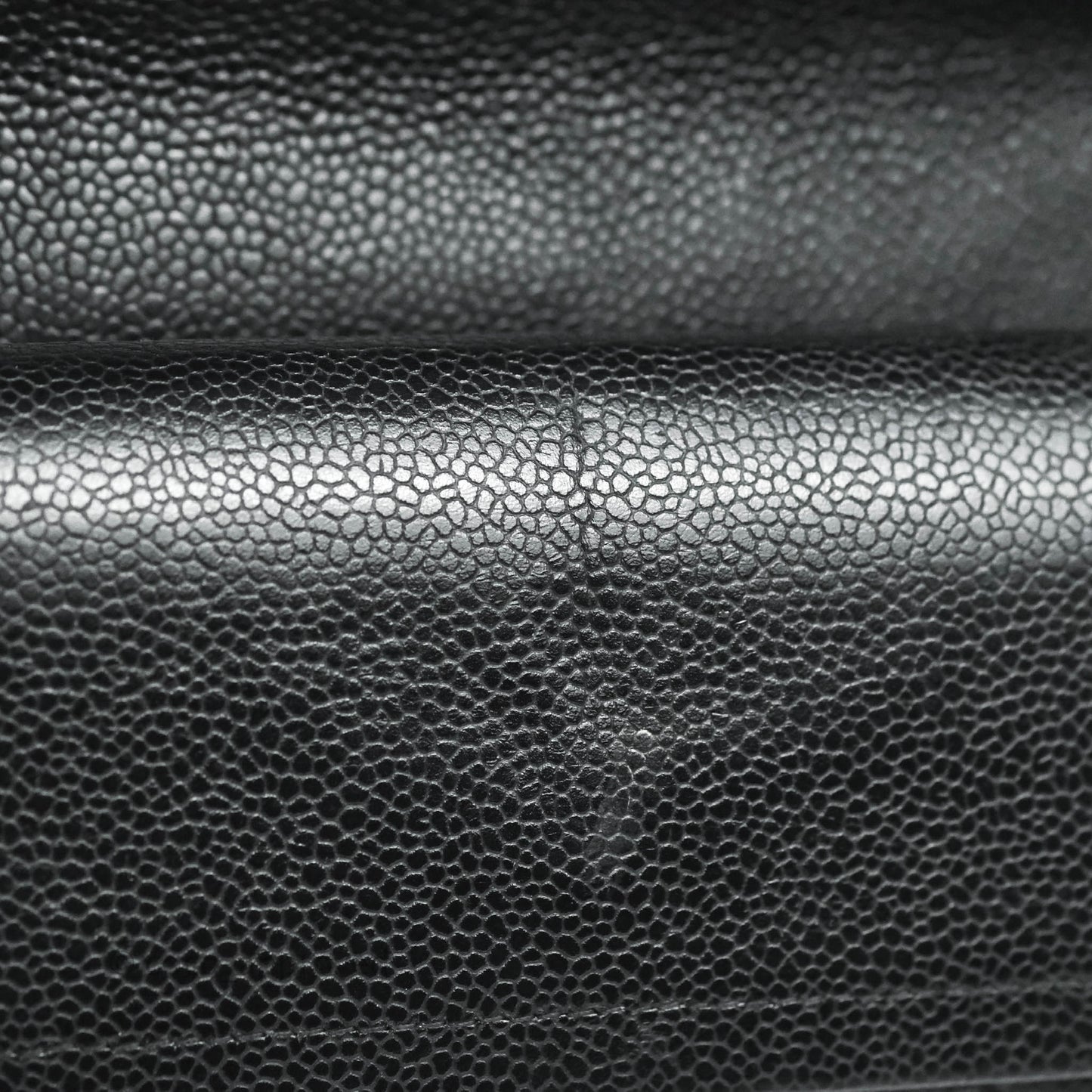 Chanel Classic M/L Medium Double Flap Black Caviar Gold Hardware
