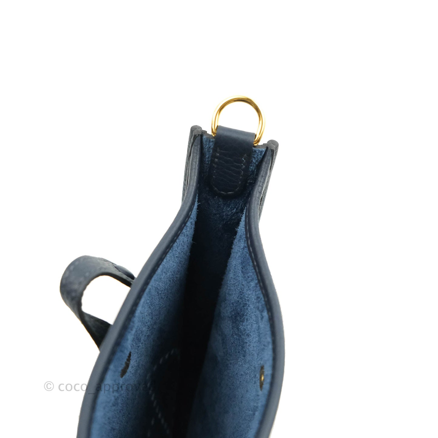 Hermès Mini Evelyne 16 Blue Nuit Amazone with Twilly