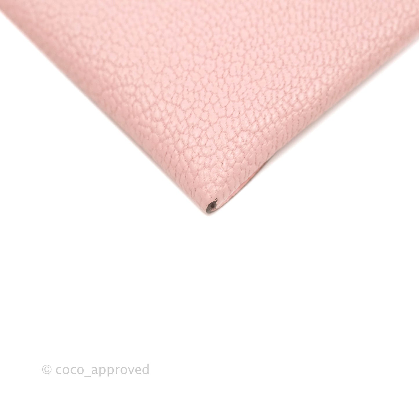 Hermès Bastia Coin Purse Pink Chevre Mysore