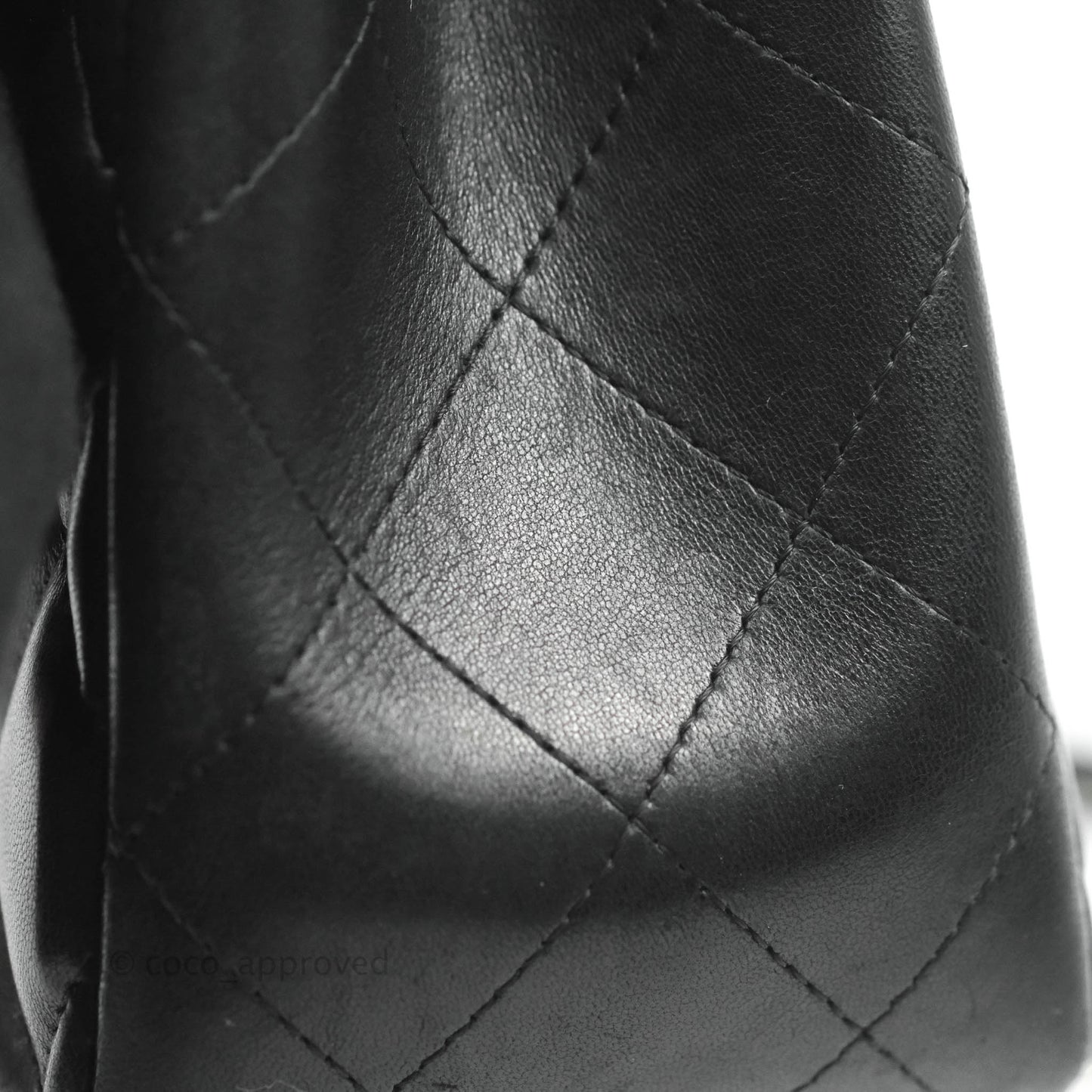 Chanel Jumbo Double Flap Black Lambskin Silver Hardware⁣⁣