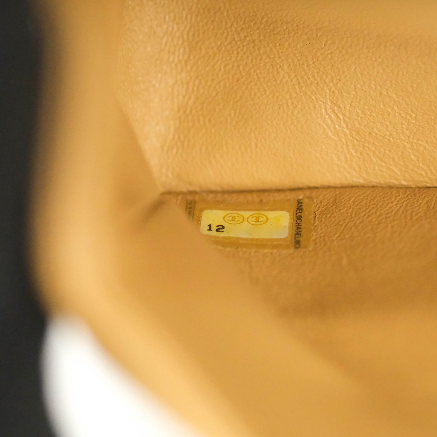 Chanel S/M Small Classic Quilted Flap Dark Beige Caviar 24K Gold Hardware