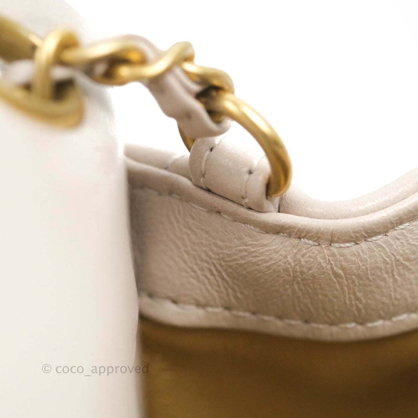 Chanel Mini Rectangular Pearl Crush Quilted Lilac Lambskin Aged Gold Hardware