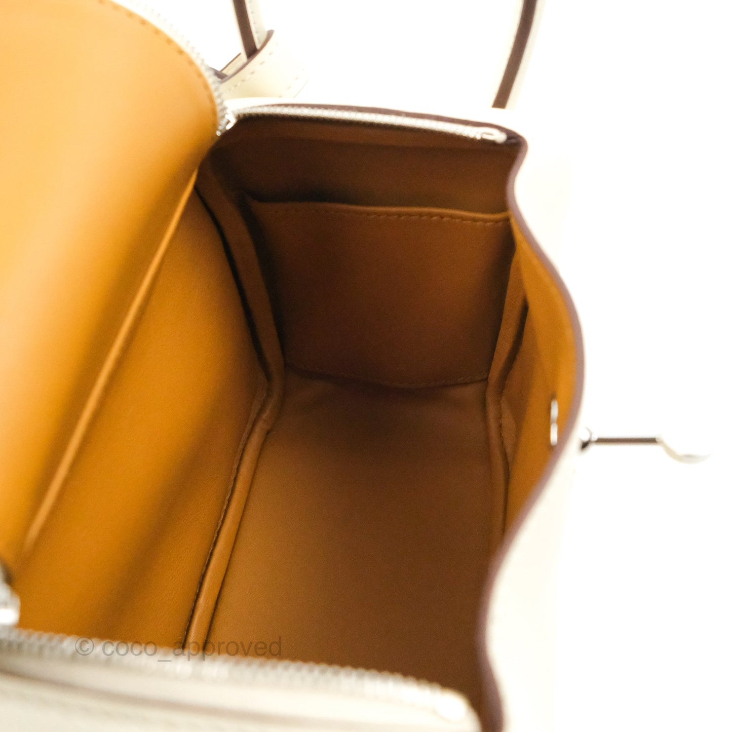 Hermès Mini Lindy 20 Nata I2 Sesame 2S Swift Palladium Hardware