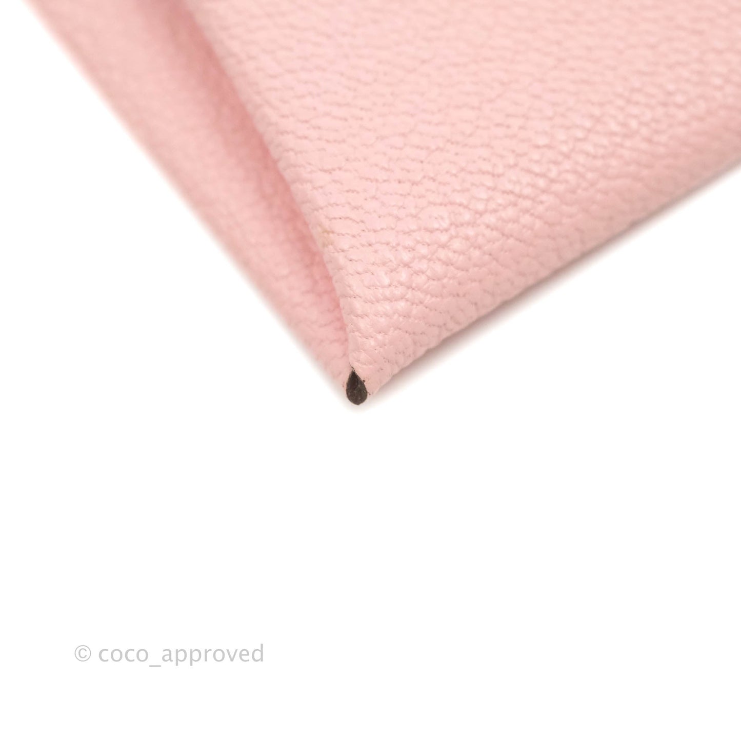 Hermès Bastia Coin Purse Pink Chevre Mysore