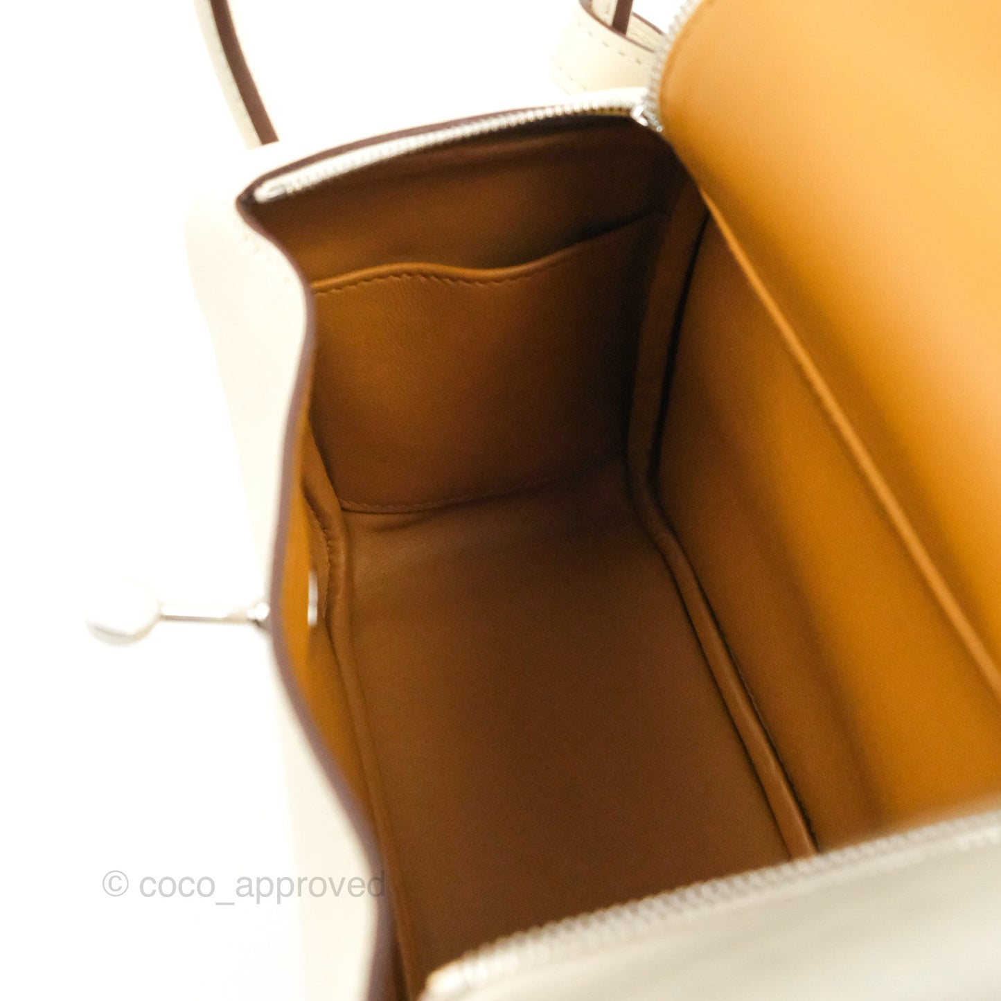 Hermès Mini Lindy 20 Nata I2 Sesame 2S Swift Palladium Hardware