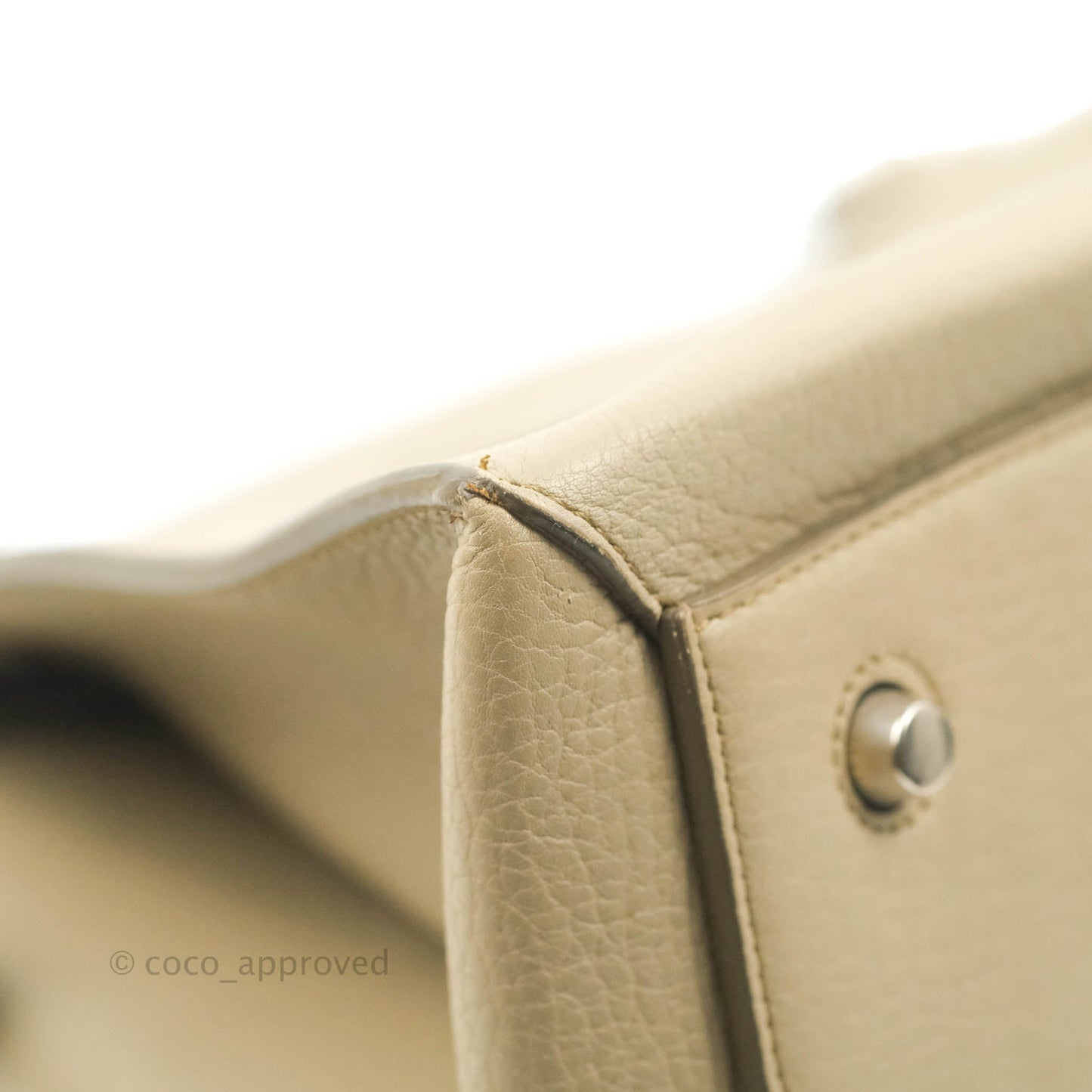 Celine Medium Edge Bag Etaupe Grained Calfskin