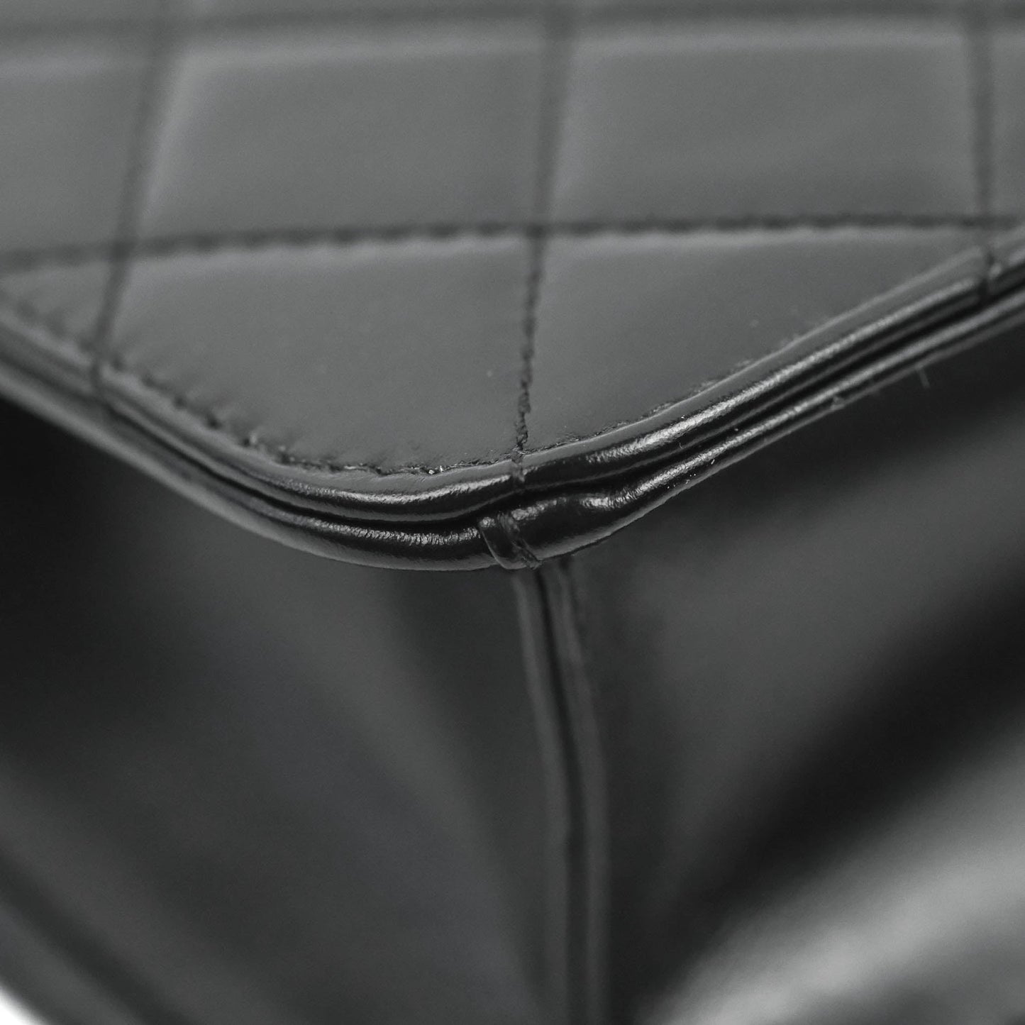 Chanel Mini Flap Bag Black Calfskin Aged Gold Hardware 21B