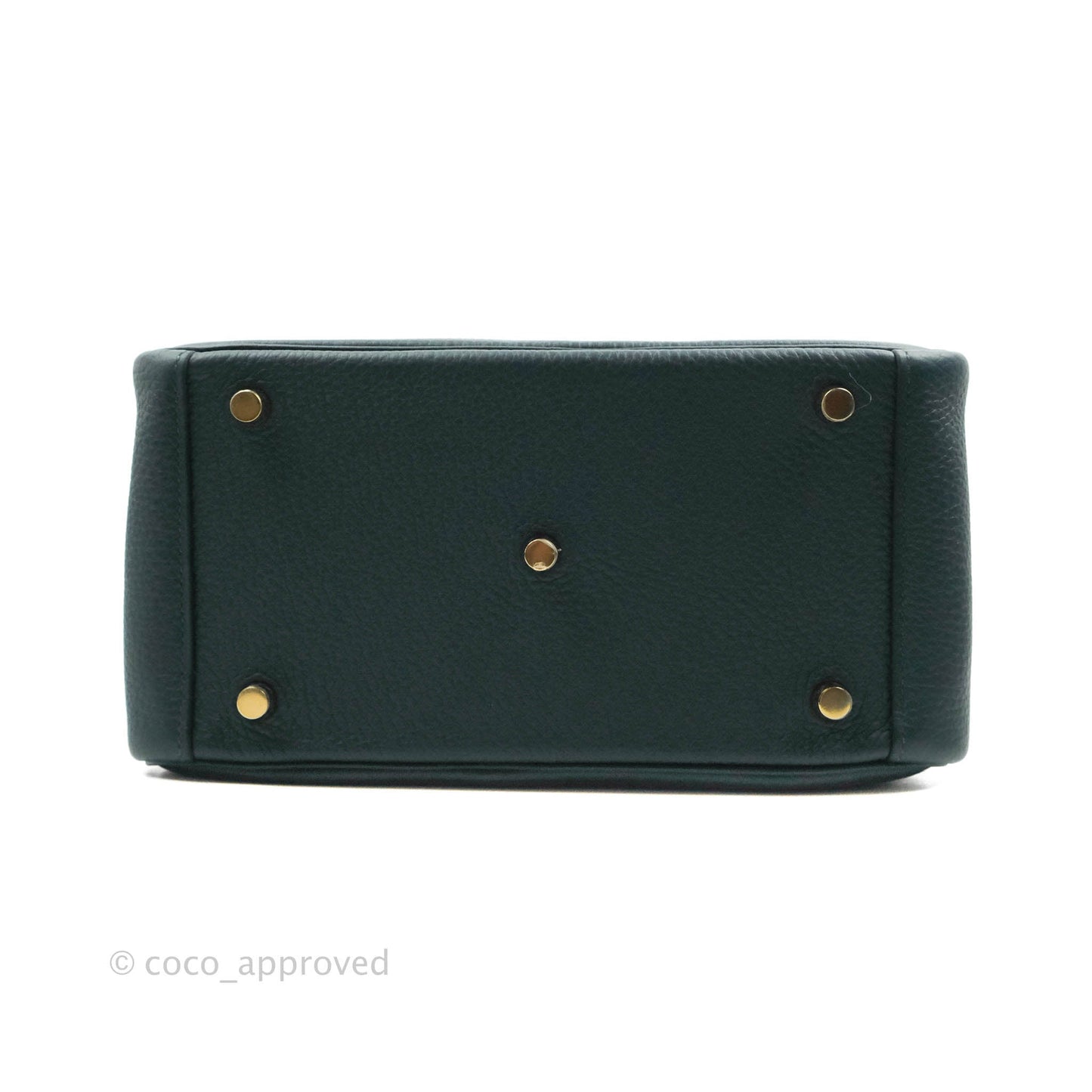 Hermès Lindy 26 Vert Cypress Clemence Gold Hardware