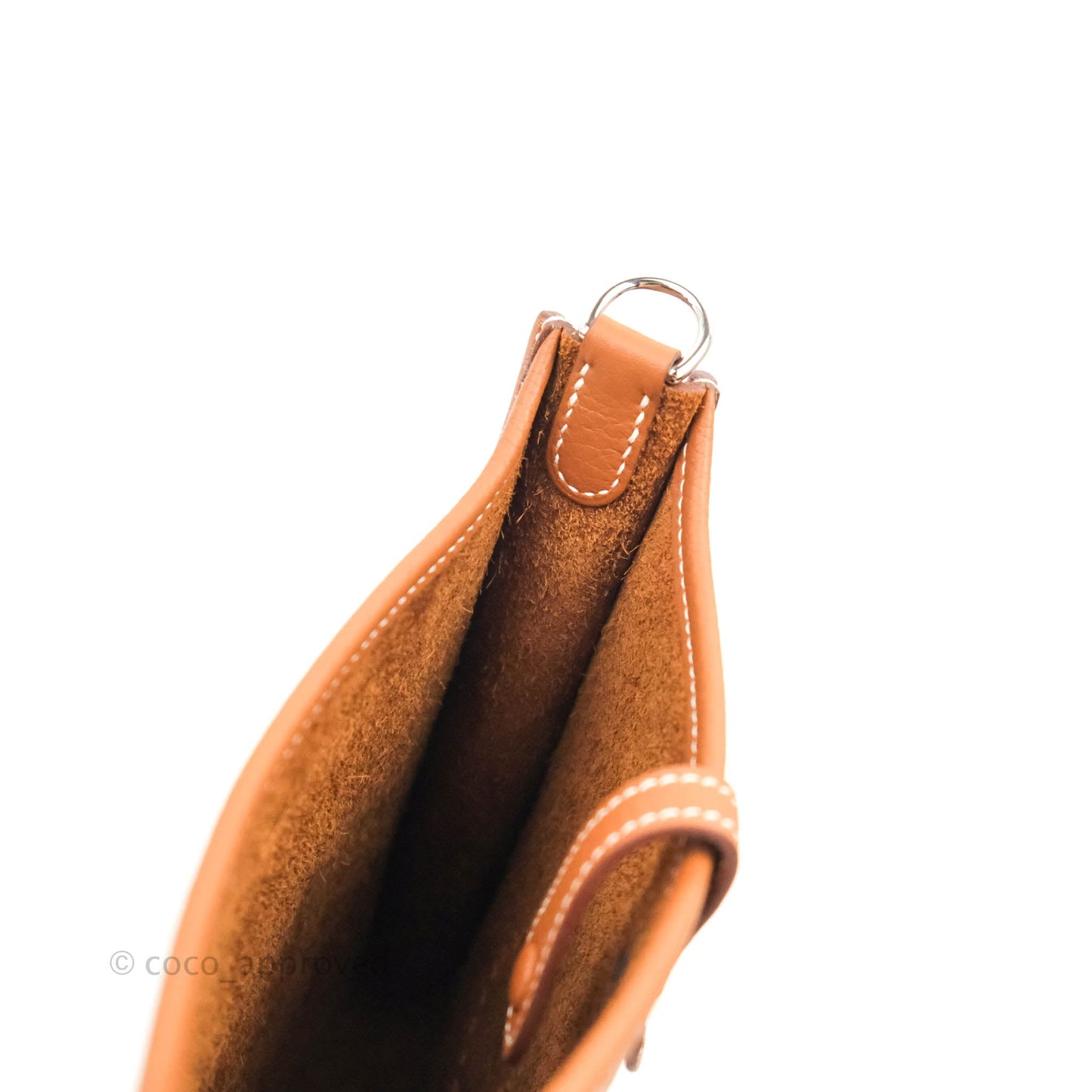 Hermès Mini Evelyne 16 Gold Clemence Palladium Hardware