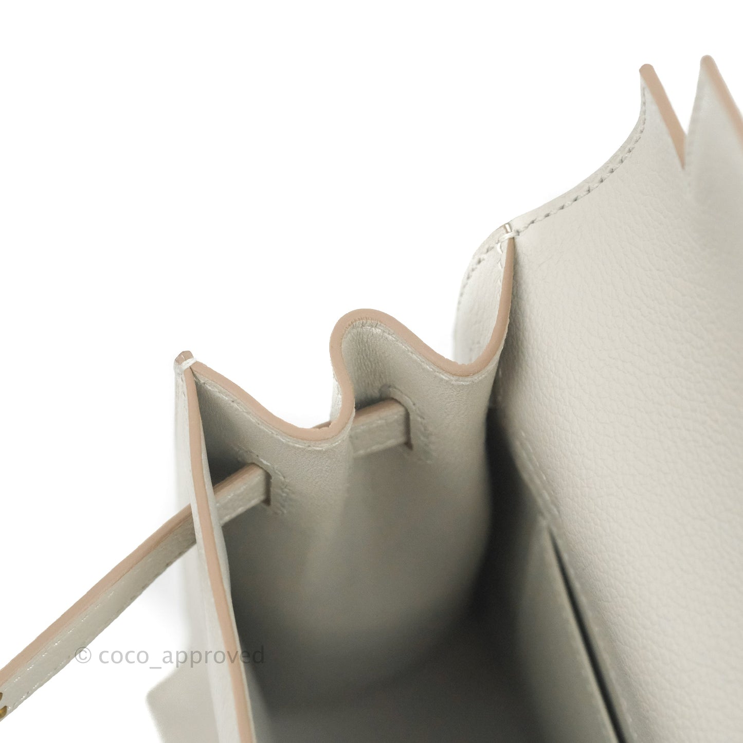 Hermès Kelly Danse II Bag Gris Perle 80 Evercolor Gold Hardware