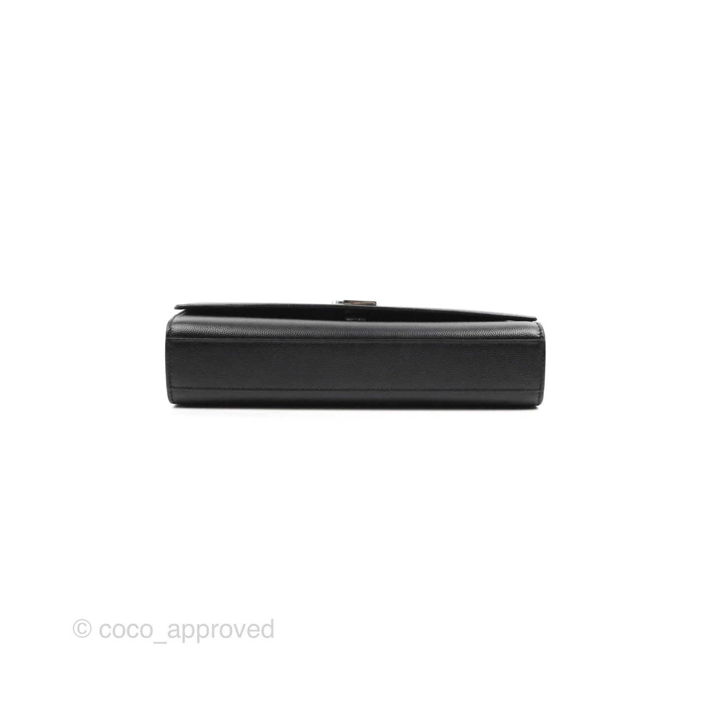 Saint Laurent Medium Classic Monogram Kate Black Grained Calfskin