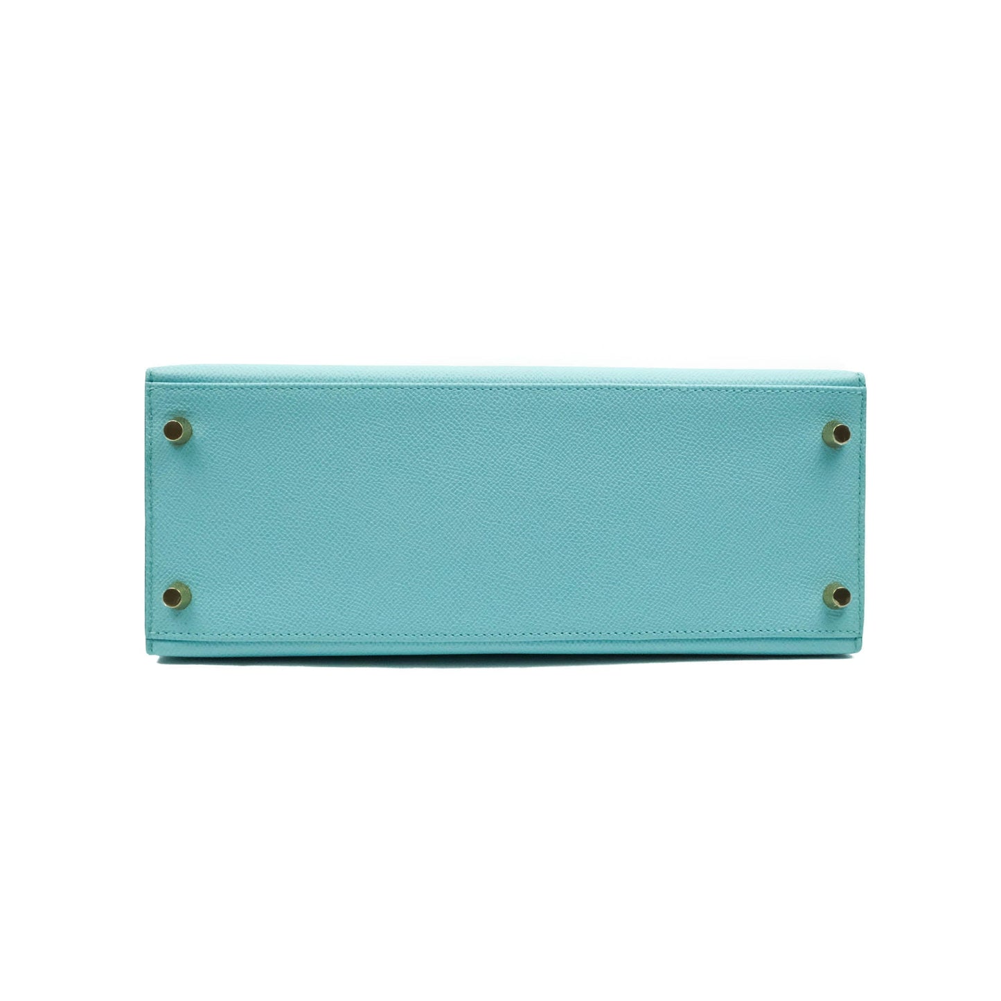 Hermès Sellier Kelly 28 Veau Epsom Bleu Atoll Gold Hardware