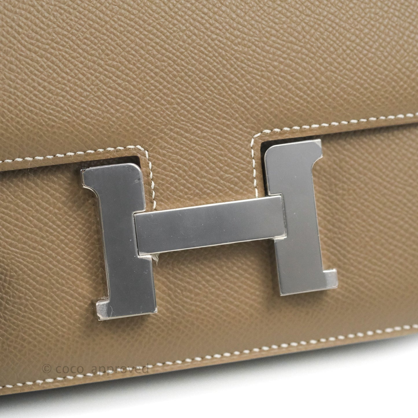Hermès Constance Mini 18cm Etoupe Epsom Palladium Hardware