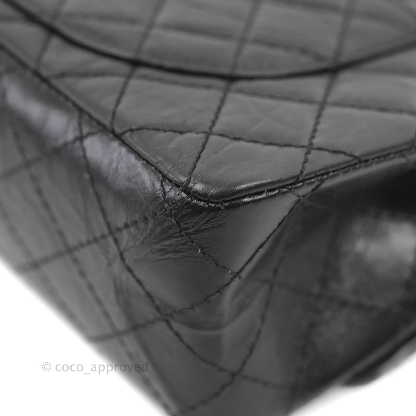 Chanel Reissue 225 Quilted Aged Calfskin So Black