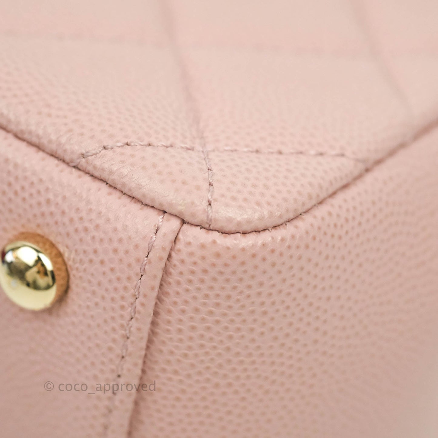 Chanel Quilted Small Business Affinity Flap Pink Caviar Gold Hardware