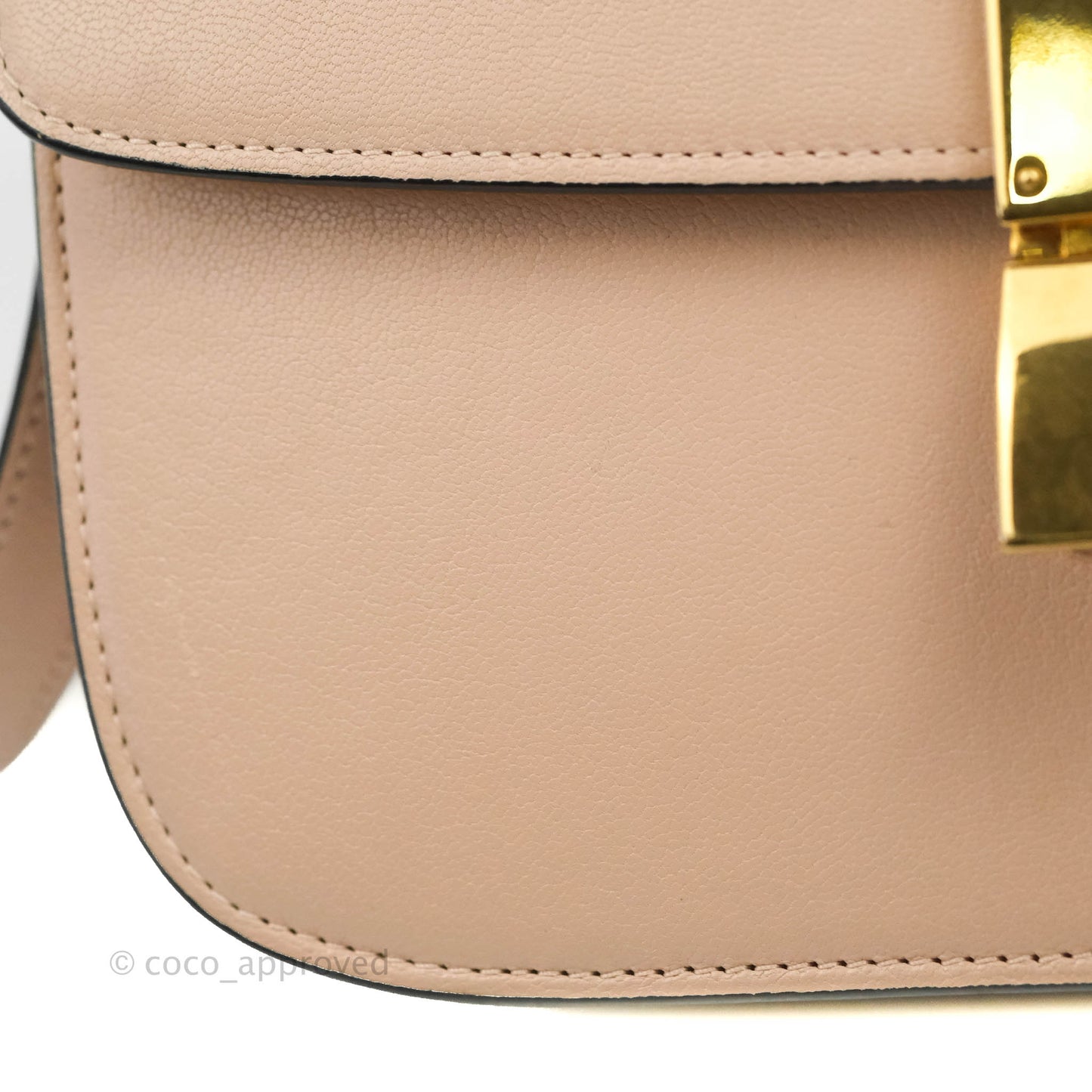 Celine Medium Classic Box Flap Blush Goatskin