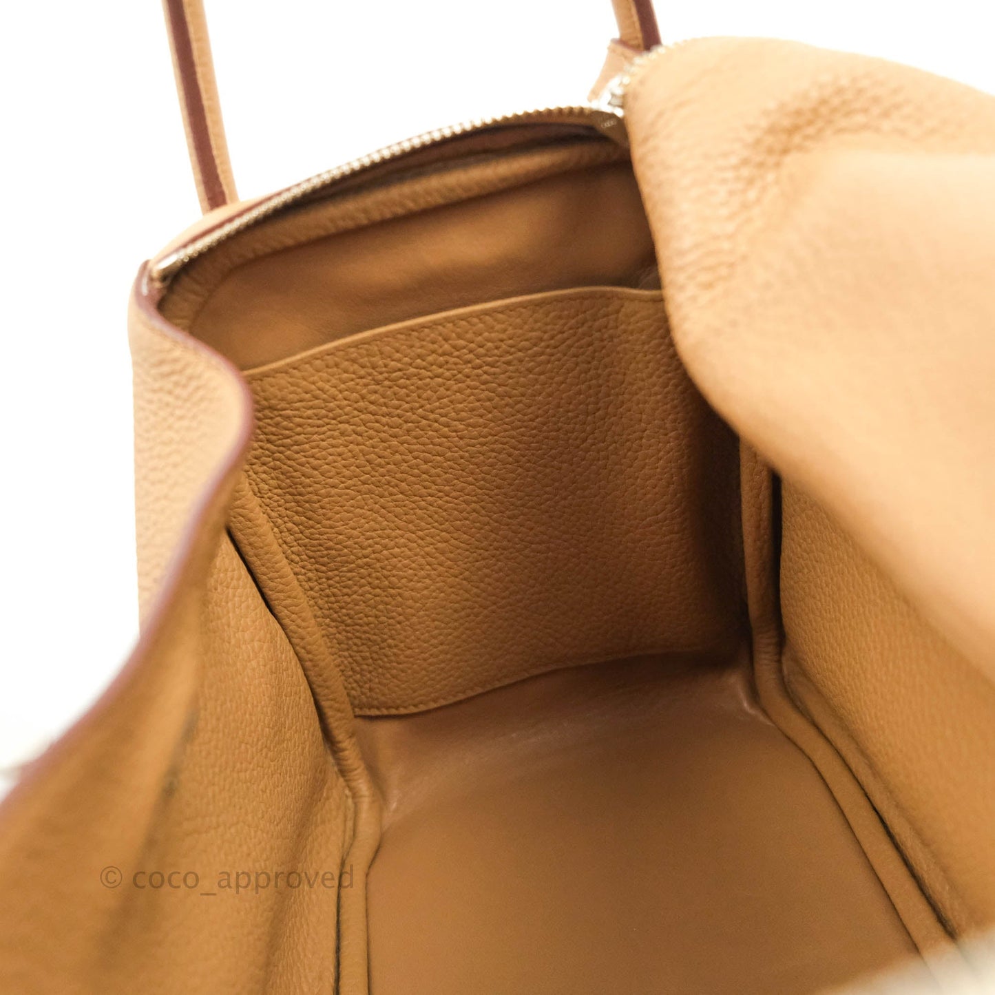 Hermès Lindy 30 Tabac Camel TC Palladium Hardware