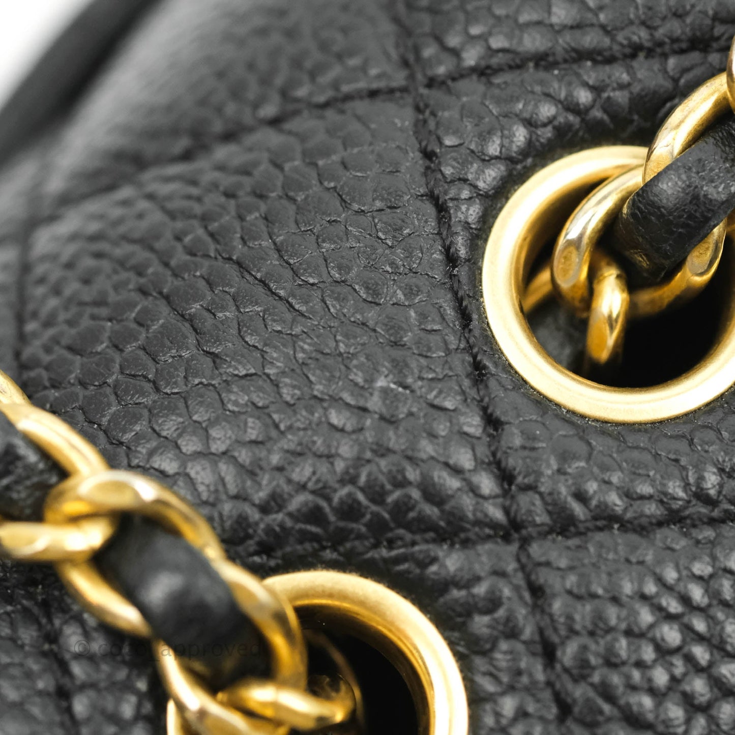 Chanel Quilted Small CC Filigree Flap Black Caviar