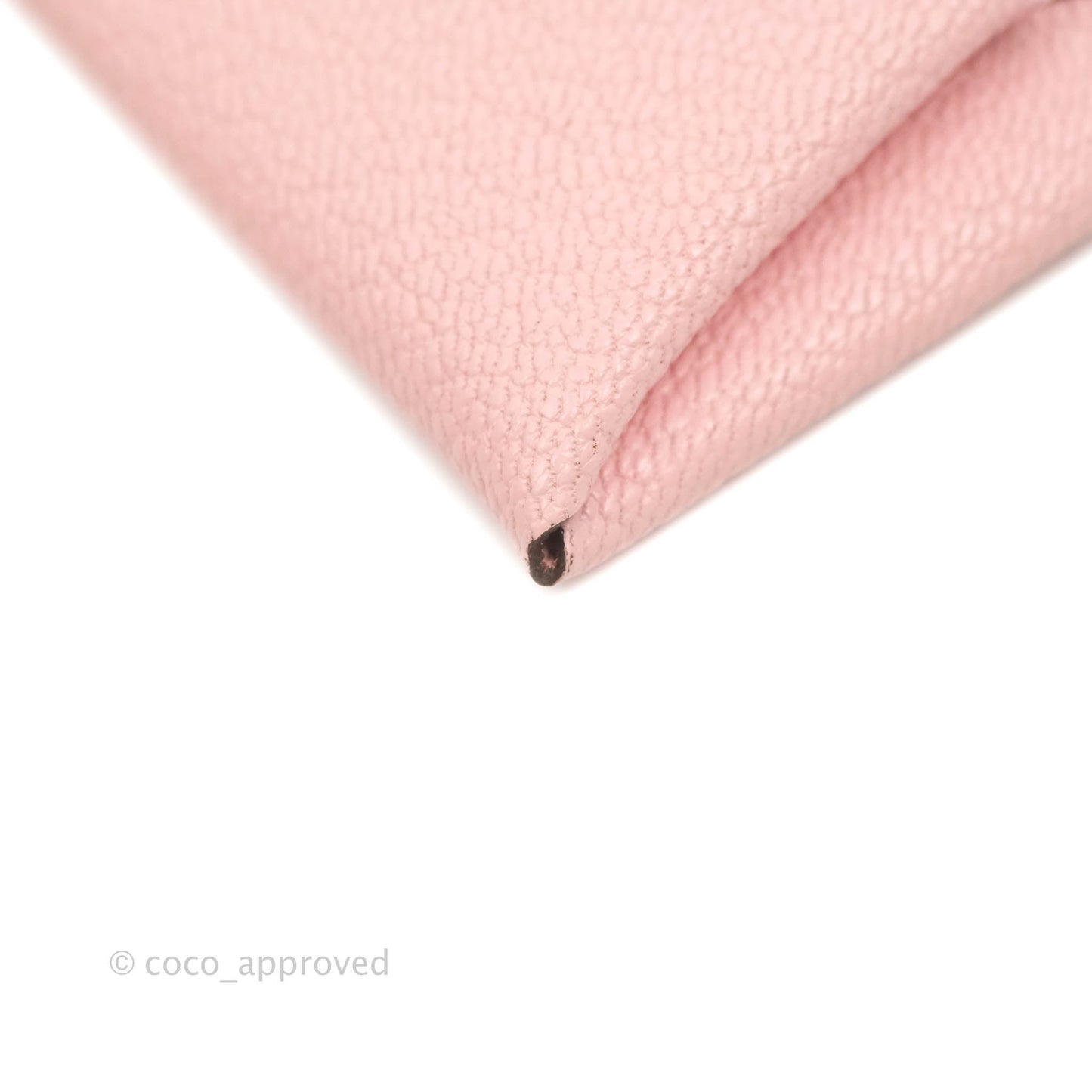 Hermès Bastia Coin Purse Pink Chevre Mysore
