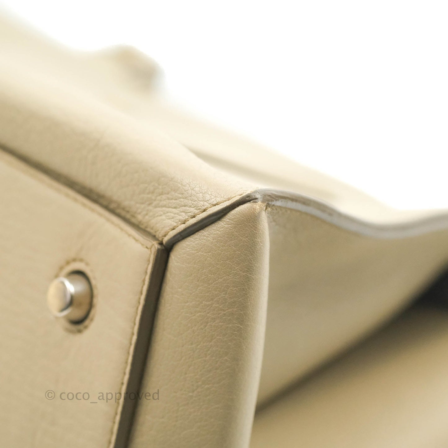 Celine Medium Edge Bag Etaupe Grained Calfskin