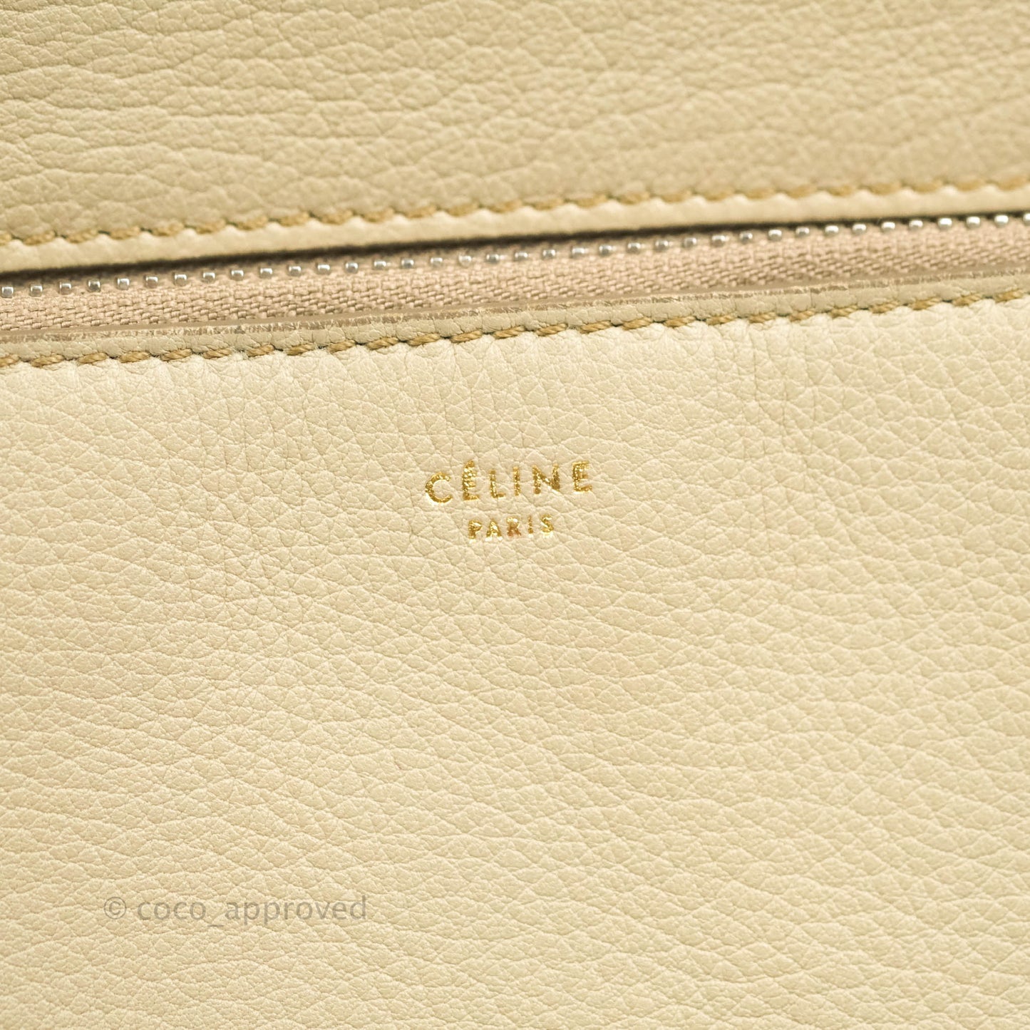 Celine Medium Edge Bag Etaupe Grained Calfskin