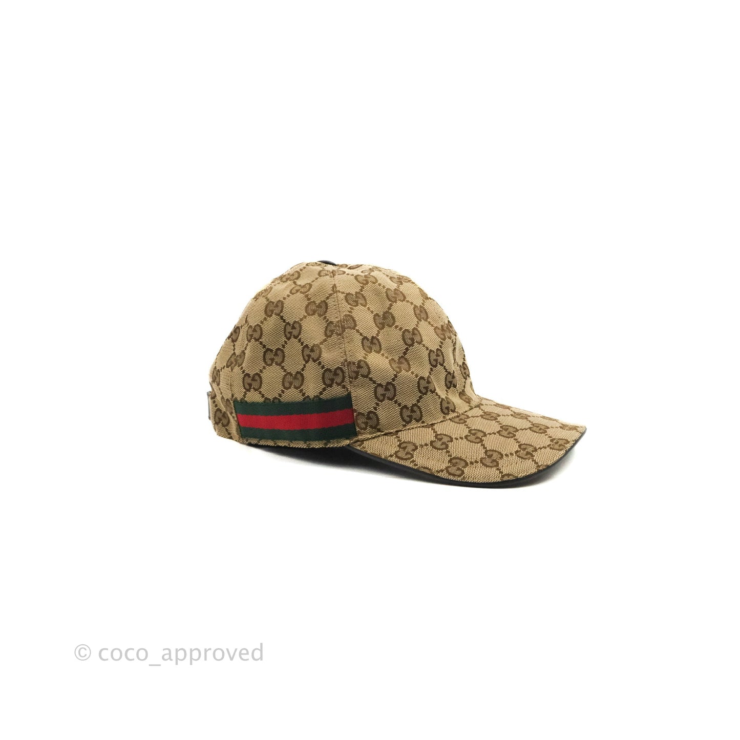 Gucci Original GG Canvas Baseball Hat With Web