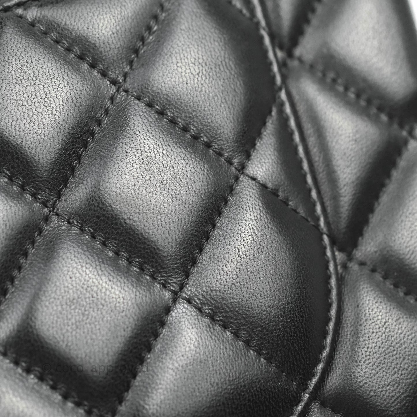 Chanel Jumbo Double Flap Black Lambskin Silver Hardware⁣⁣