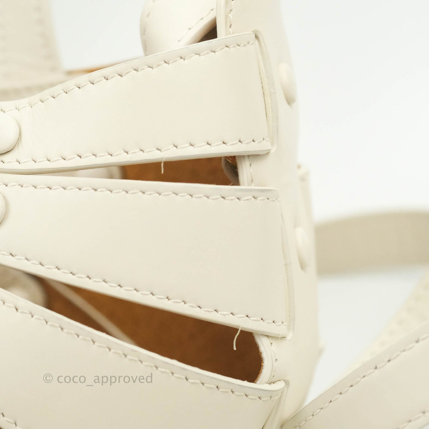 Bottega Veneta Small Shell Bag White