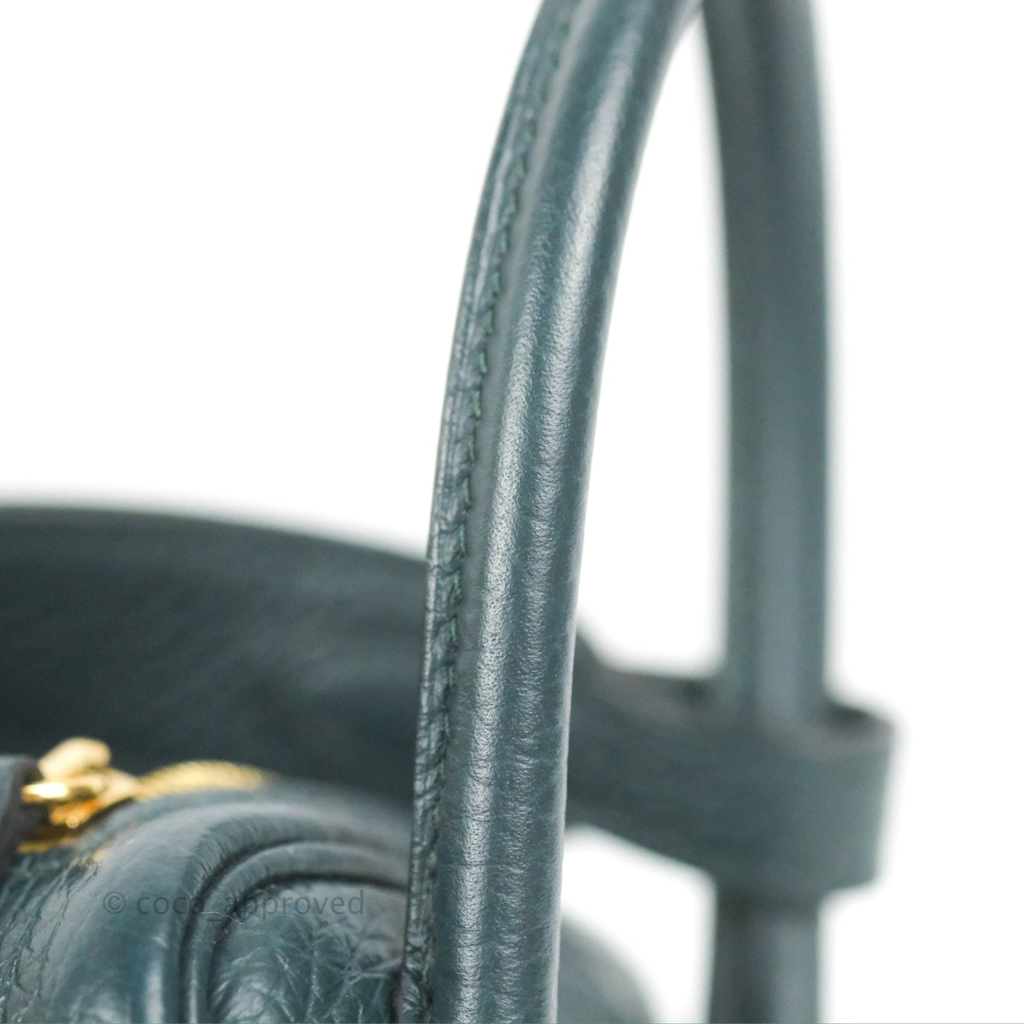 Hermès Mini Lindy 20 Vert Cypres Clemence Gold Hardware