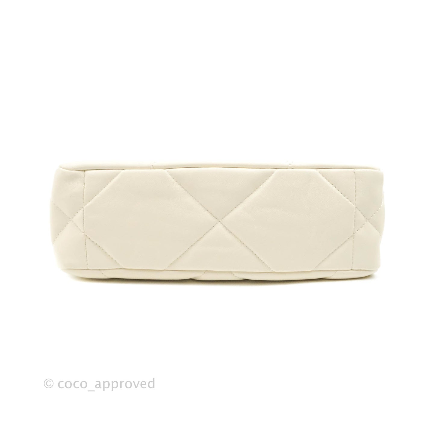 Chanel 19 Small White Mixed Hardware