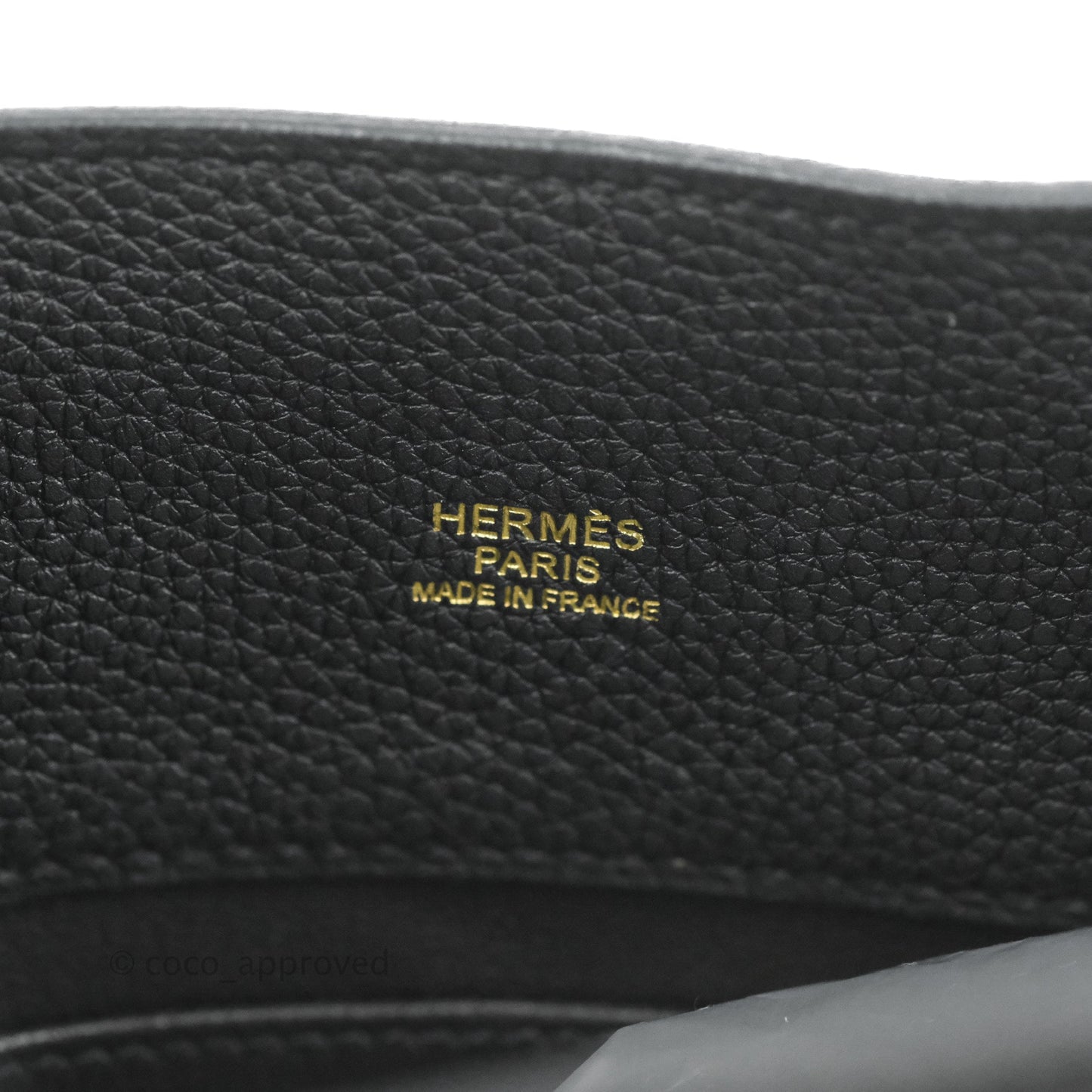 Hermes Togo So Kelly 22 Black Gold Hardware