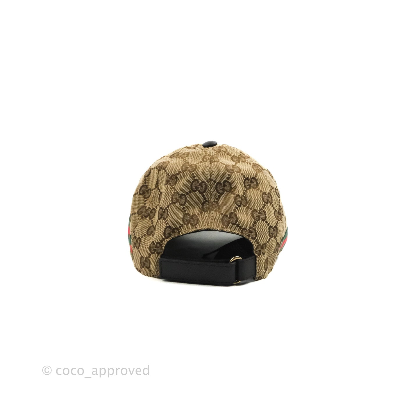 Gucci Original GG Canvas Baseball Hat With Web