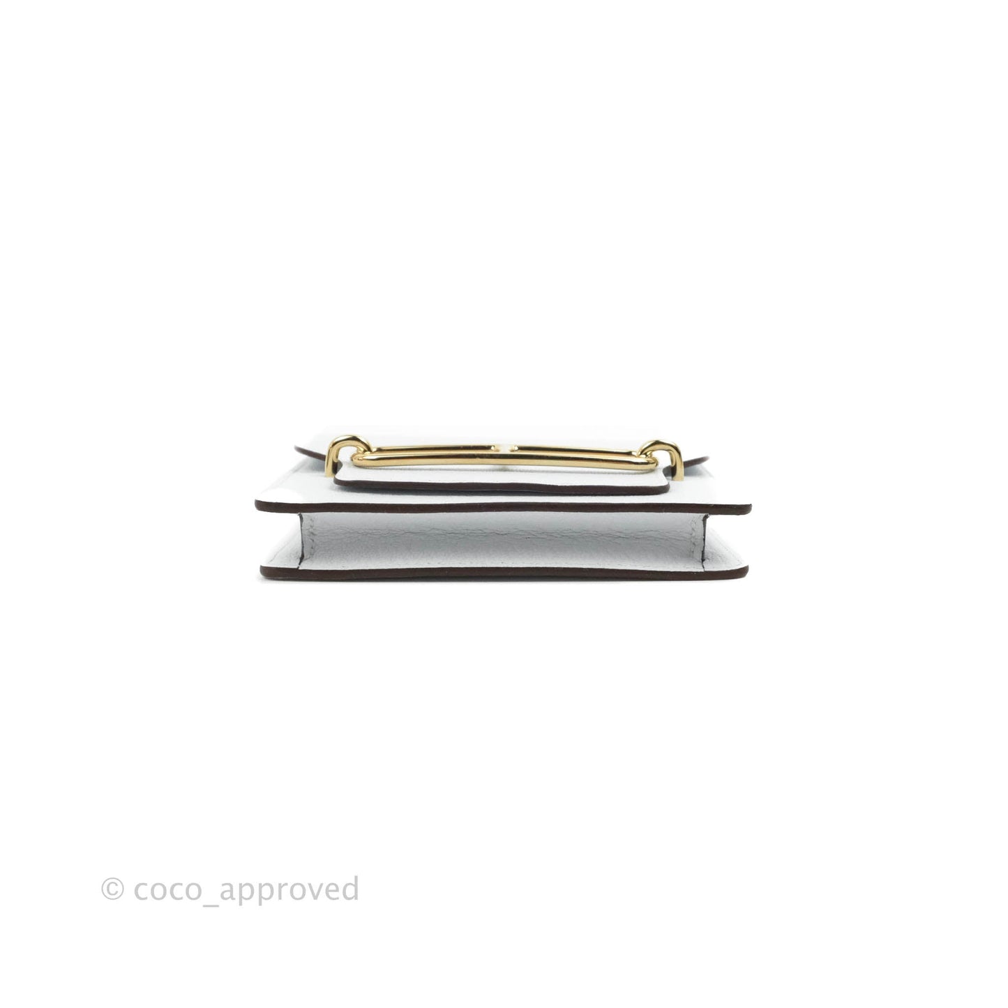 Hermès Roulis Slim Wallet Bleu Brume Gold Hardware
