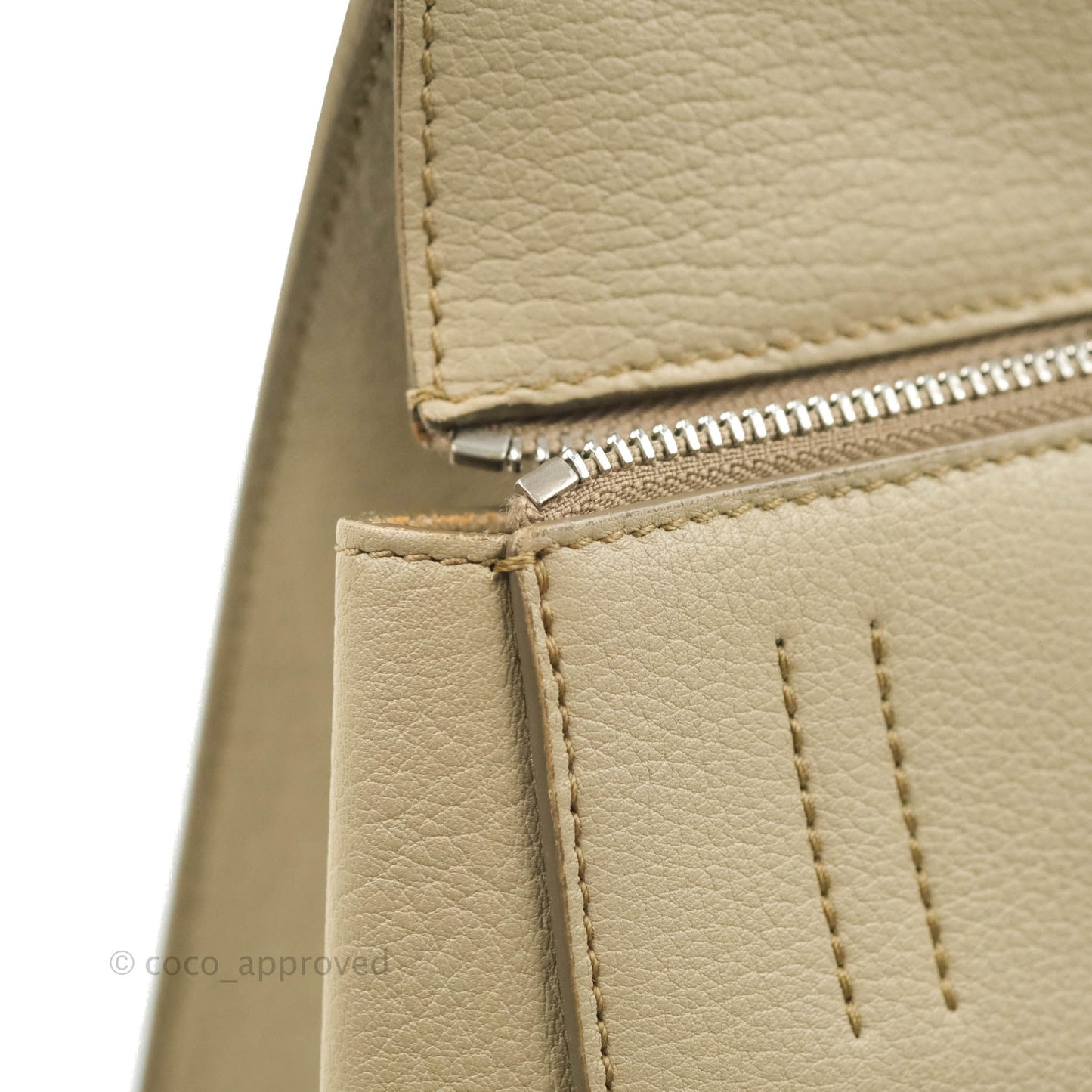 Celine Medium Edge Bag Etaupe Grained Calfskin