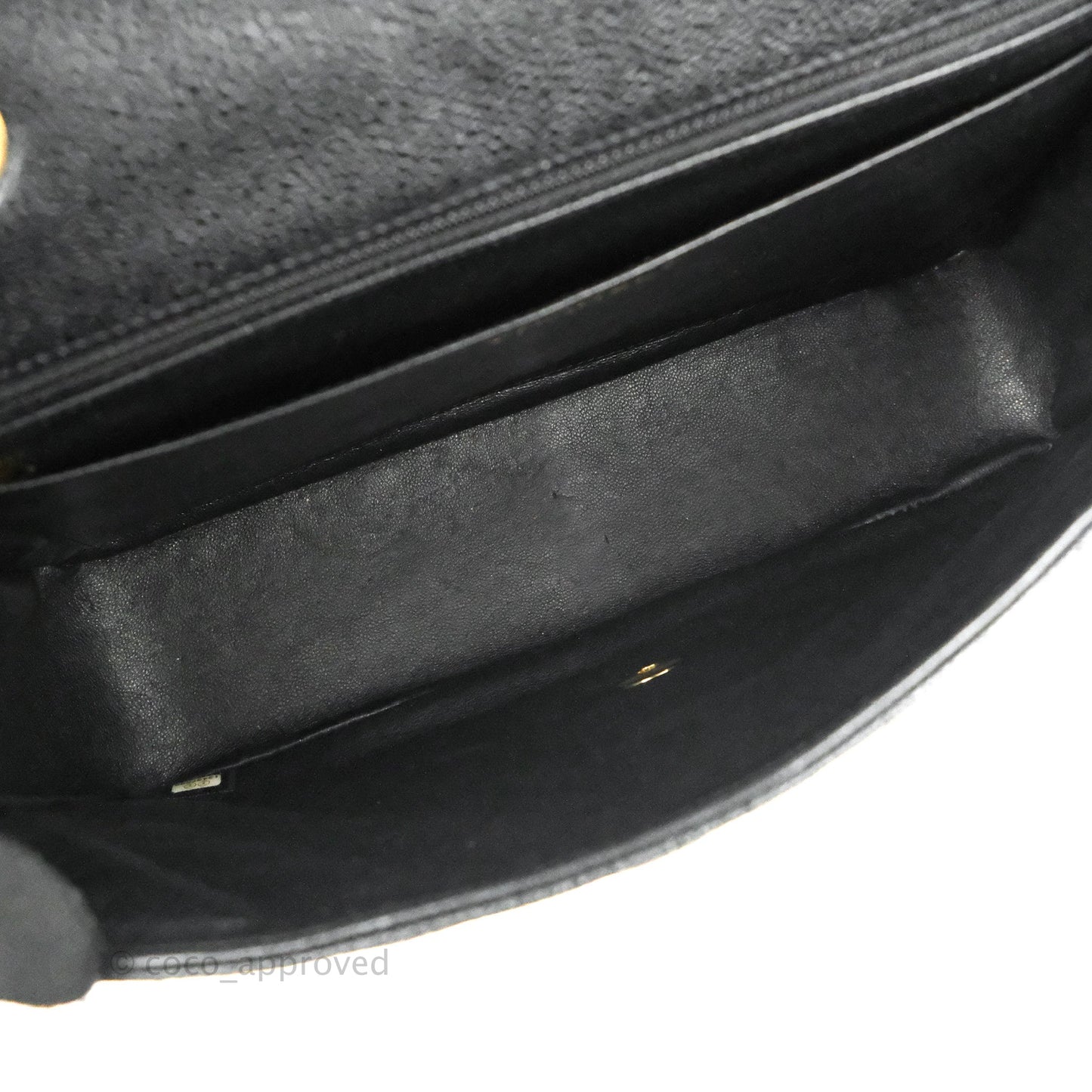 Chanel Jumbo Single Flap Black Caviar Gold Hardware⁣⁣