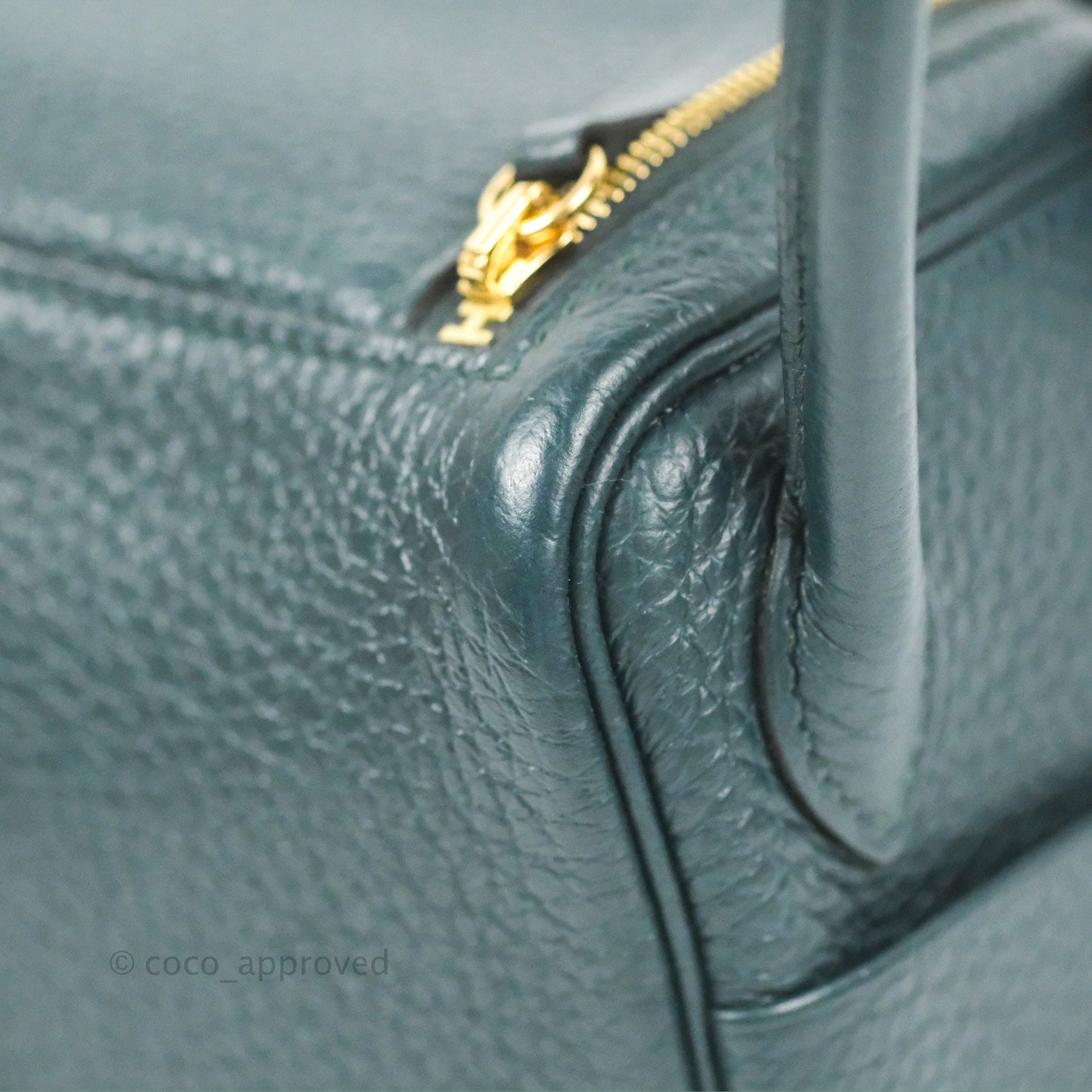 Hermès Mini Lindy 20 Vert Cypres Clemence Gold Hardware
