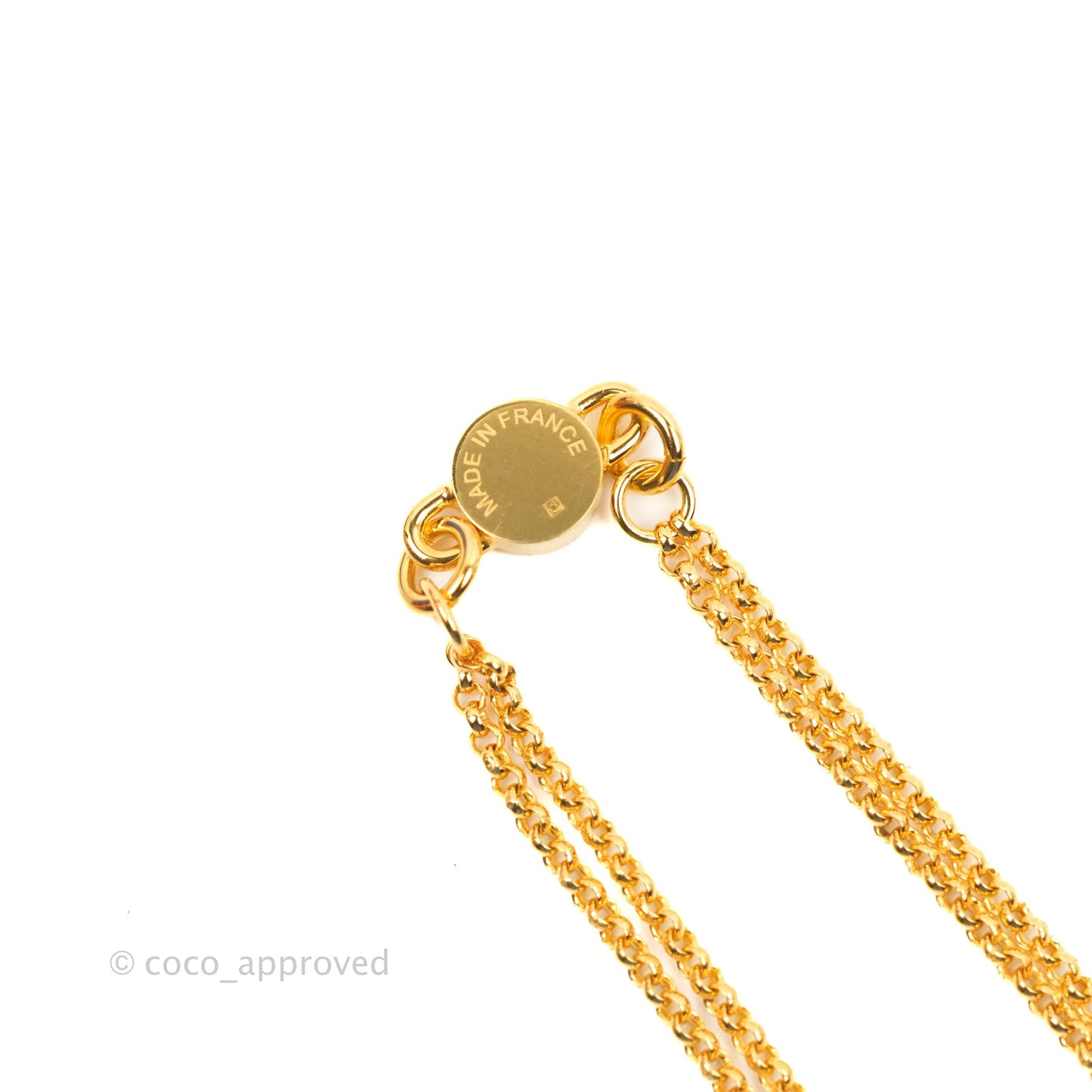 Hermes Charnière Pendent Small Model Etoupe Gold Hardware